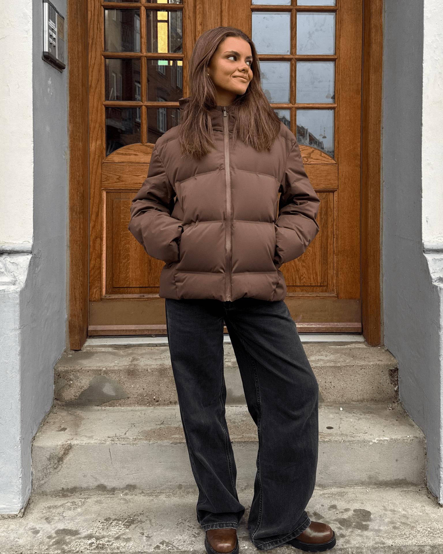ISA DOWN JACKET - BROWN