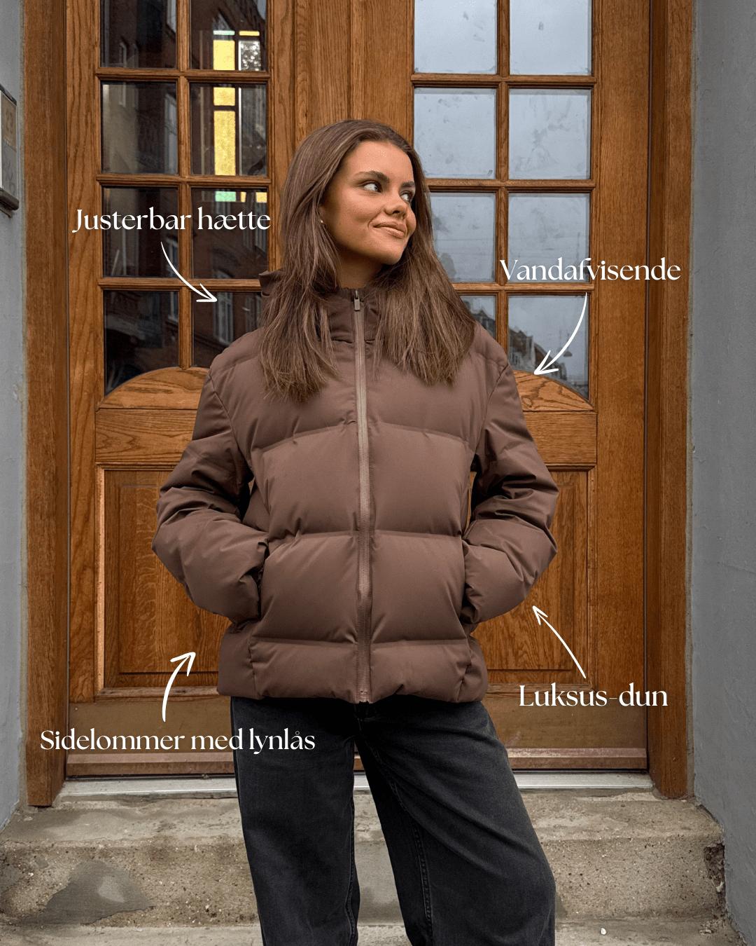 ISA DOWN JACKET - BROWN