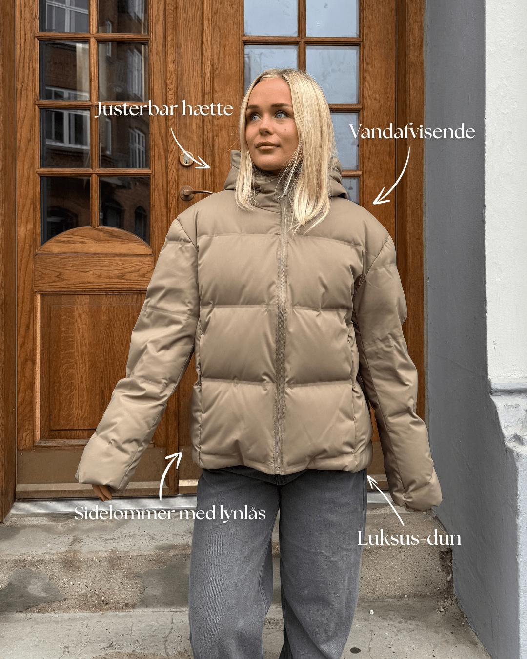 ISA DOWN JACKET - TAUPE