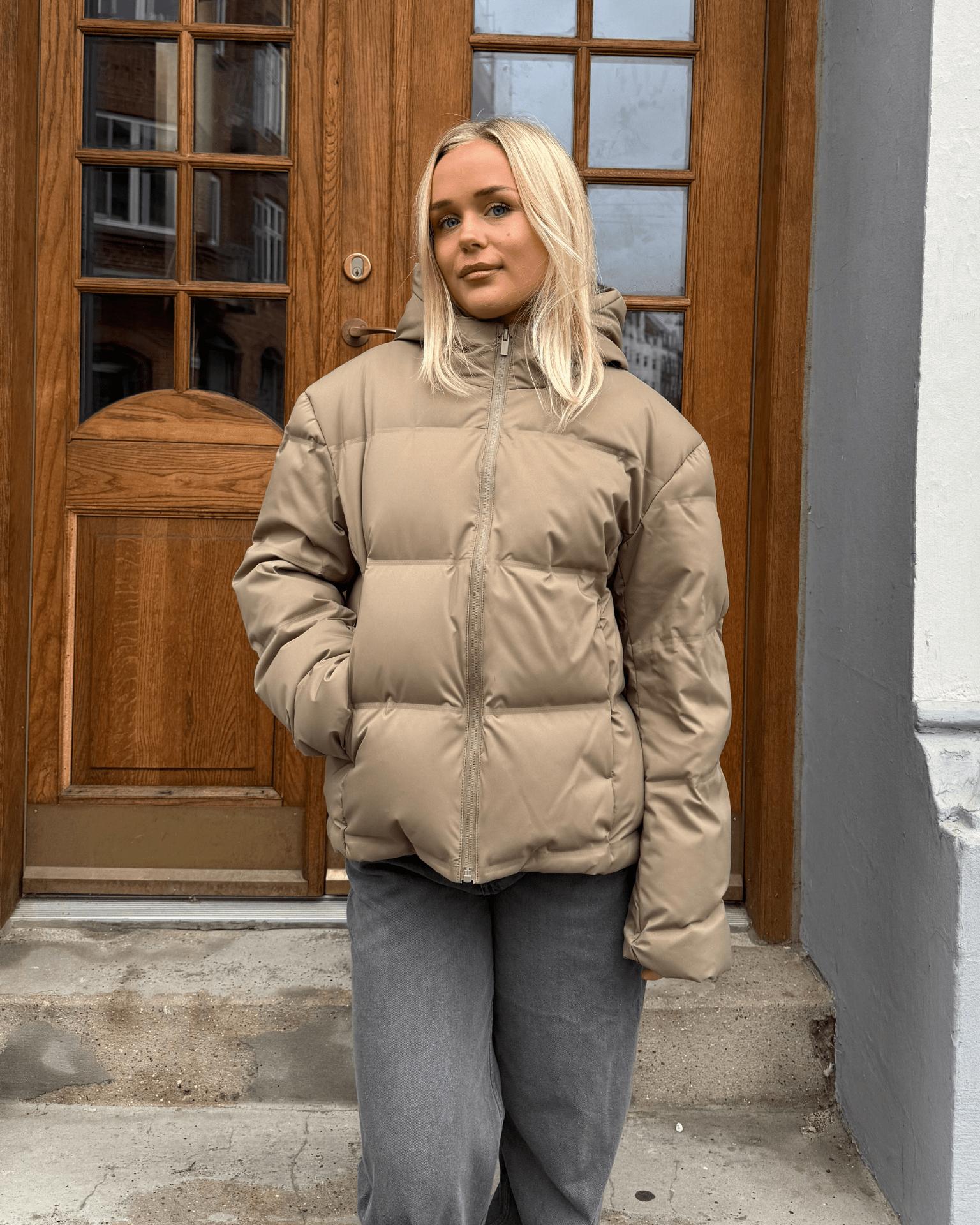ISA DOWN JACKET - TAUPE