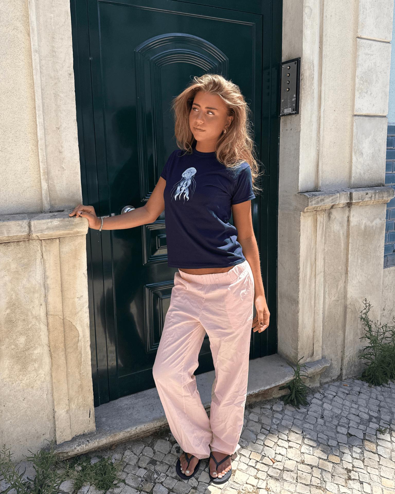 JELLY FISH, BABY TEE - NAVY