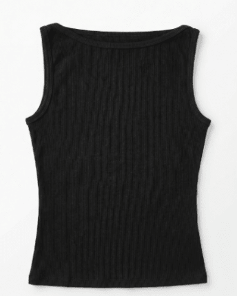 JOHANNE BOATNECK TOP - BLACK - Dinvintageshop