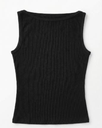 JOHANNE BOATNECK TOP - BLACK