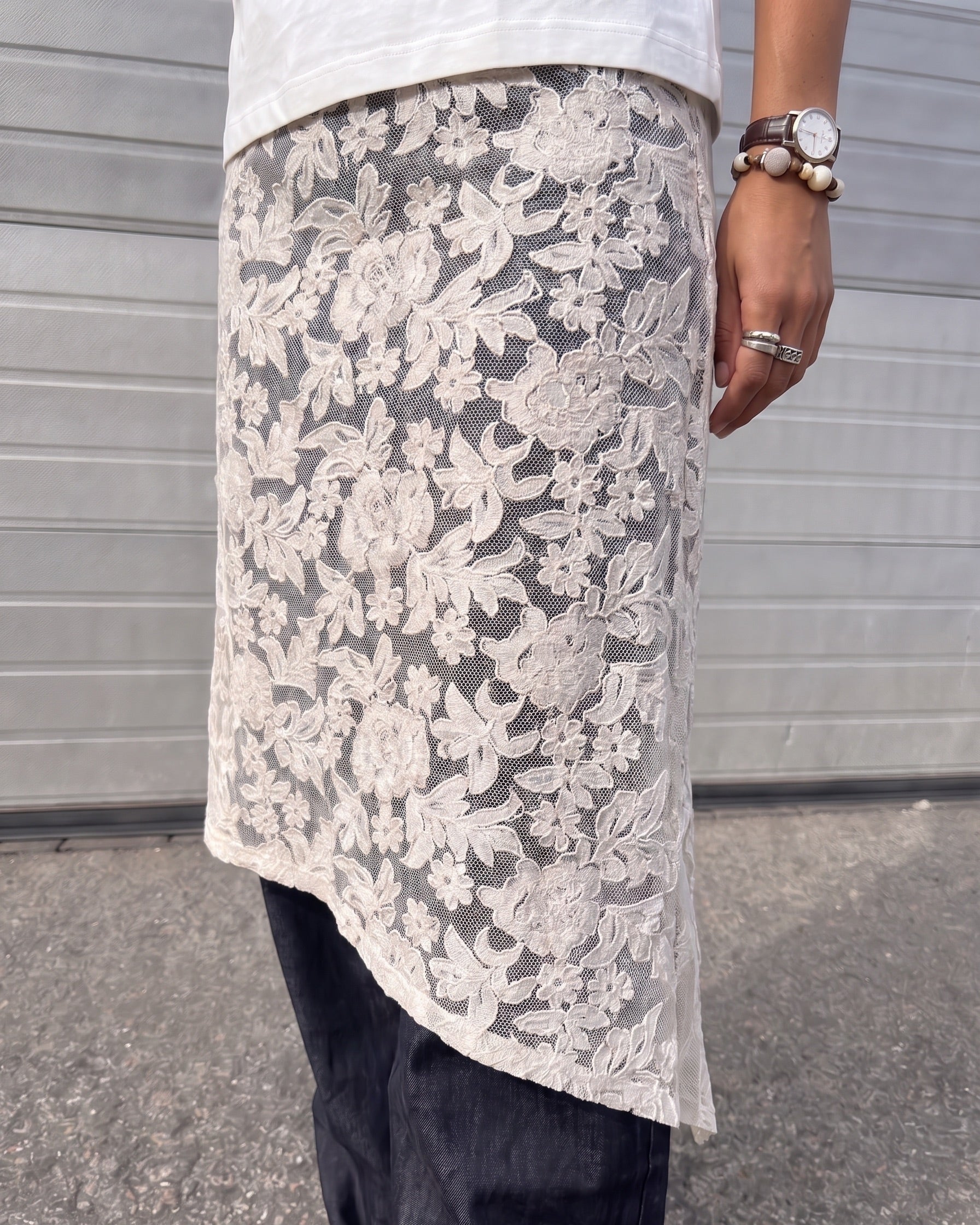 JOVA SARONG SKIRT - COCONUT MILK