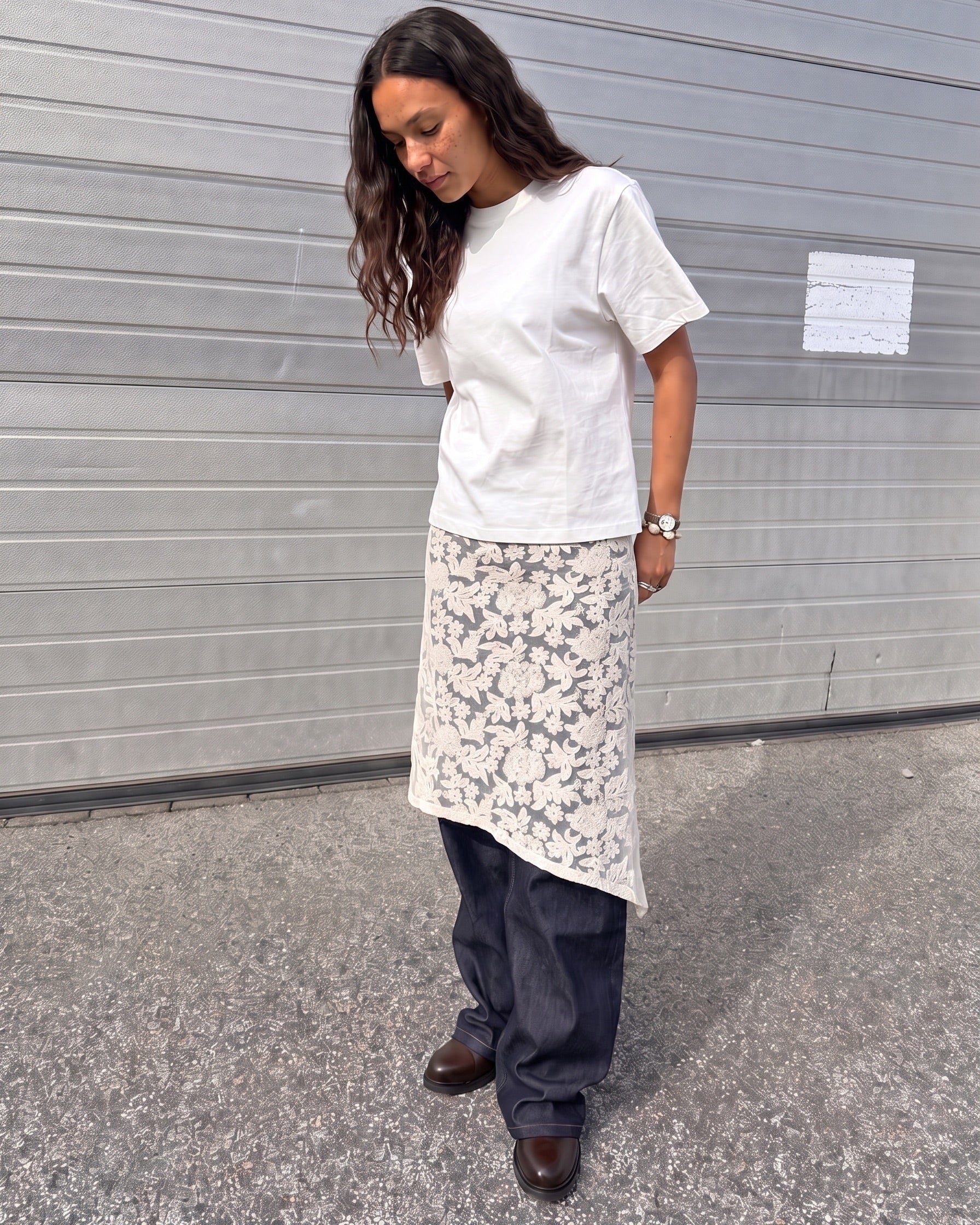 JOVA SARONG SKIRT - COCONUT MILK