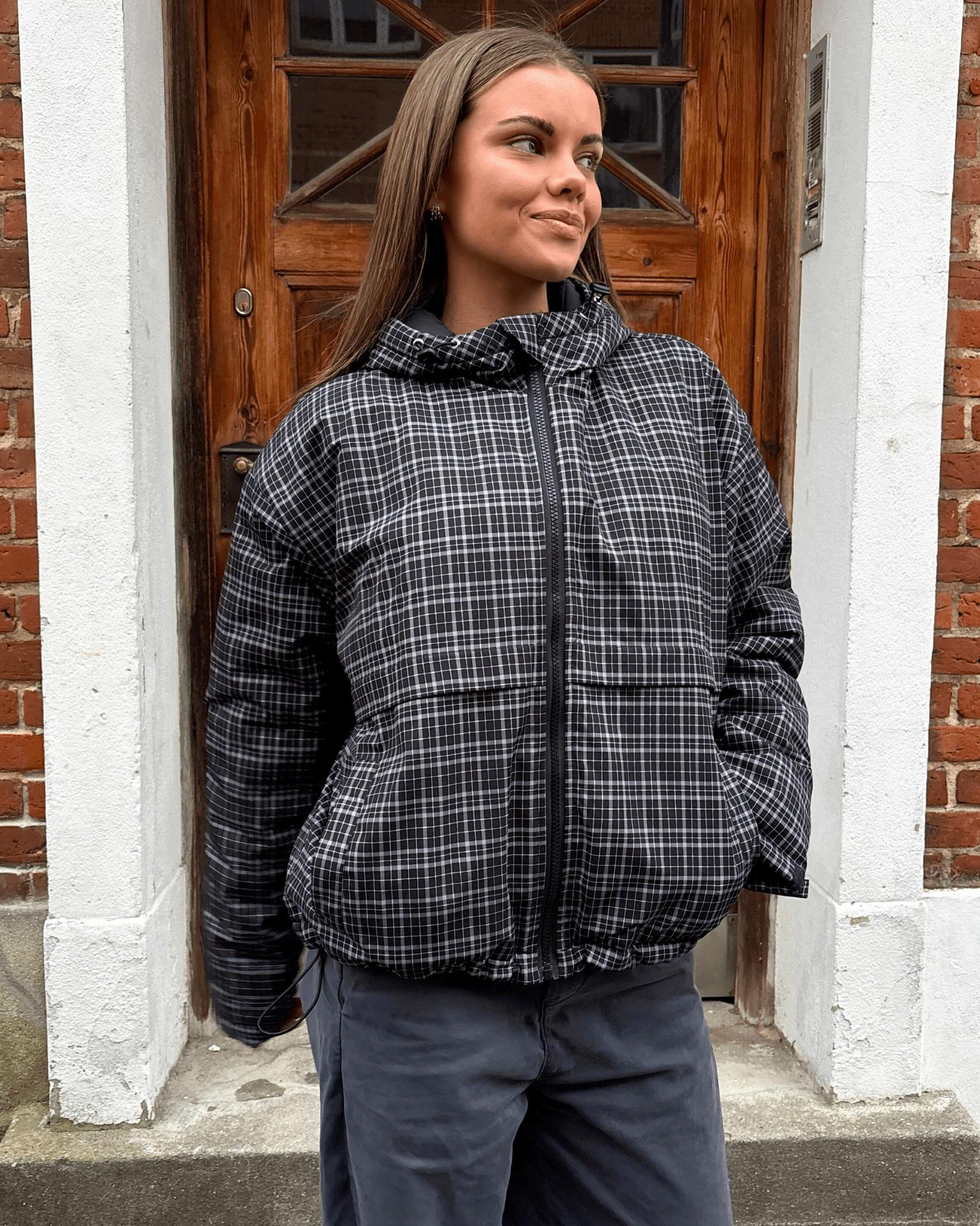 JUNO JACKET - GREY CHECK