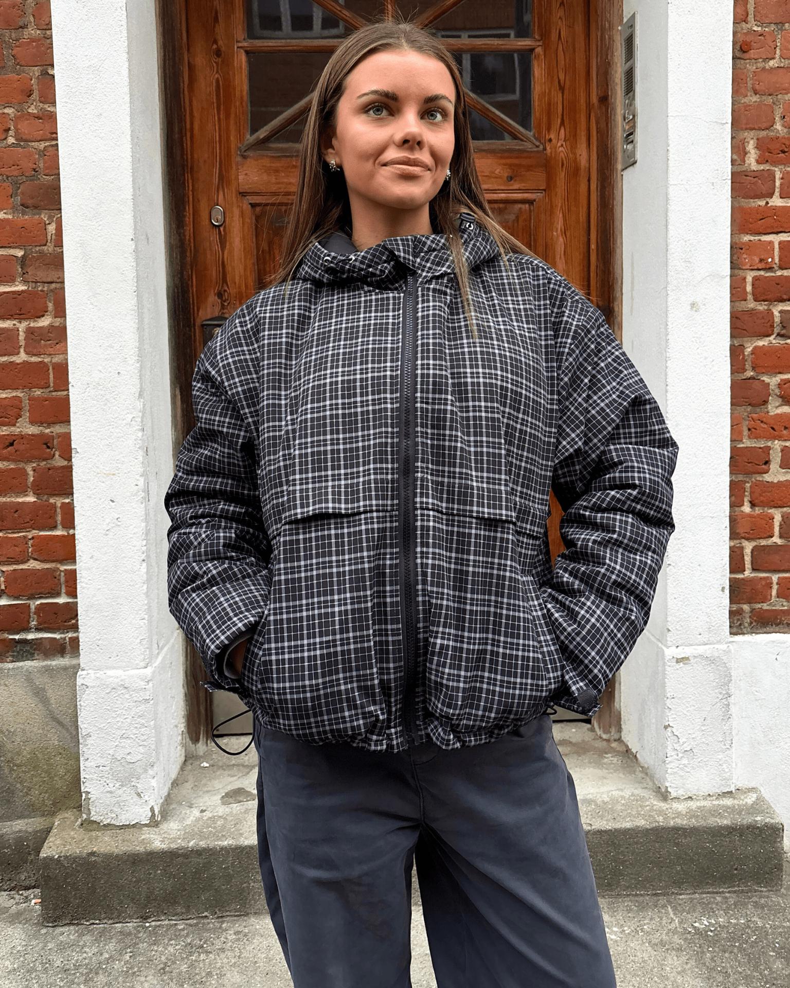 JUNO JACKET - GREY CHECK