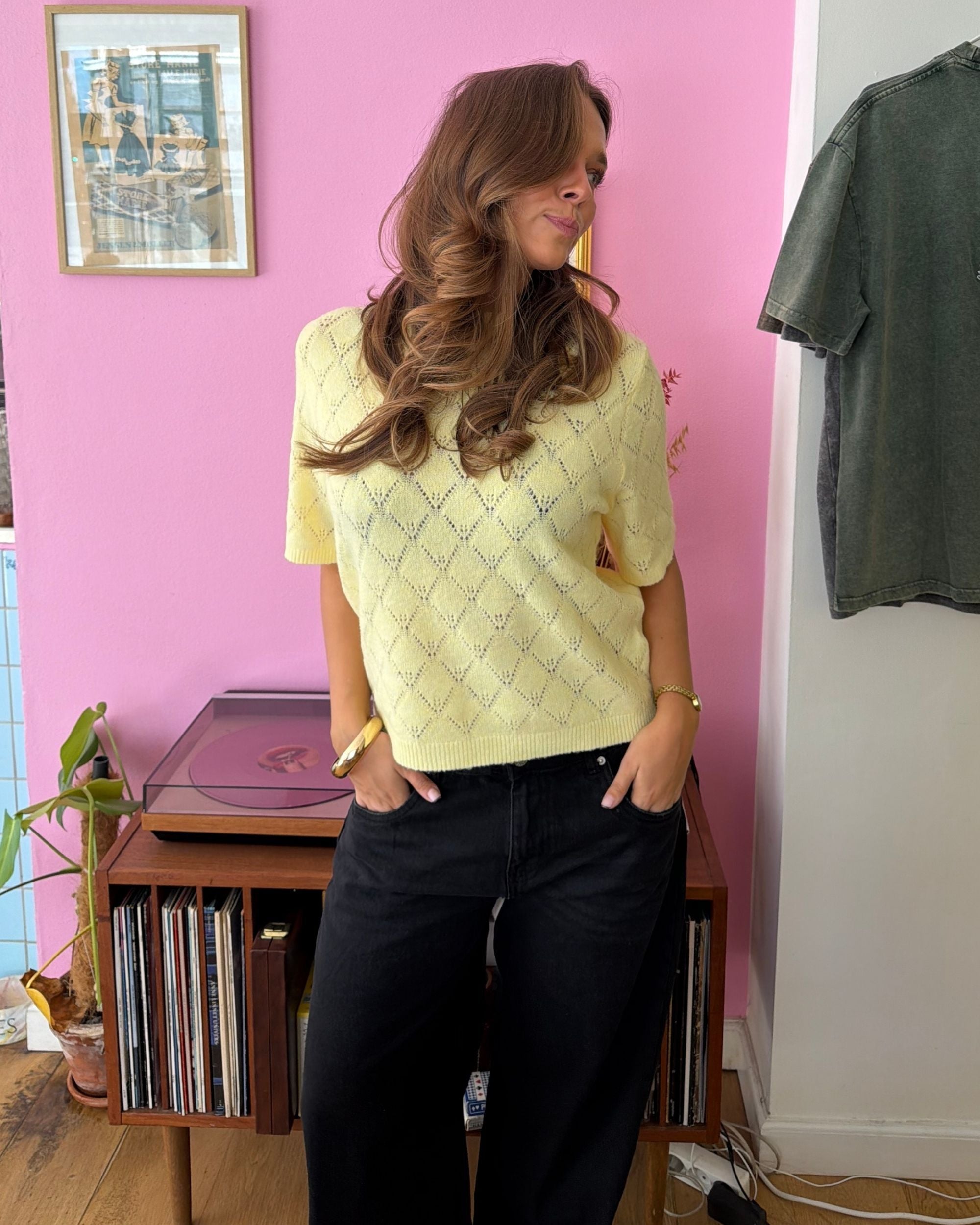 KAI STRIK - BUTTER YELLOW - Dinvintageshop