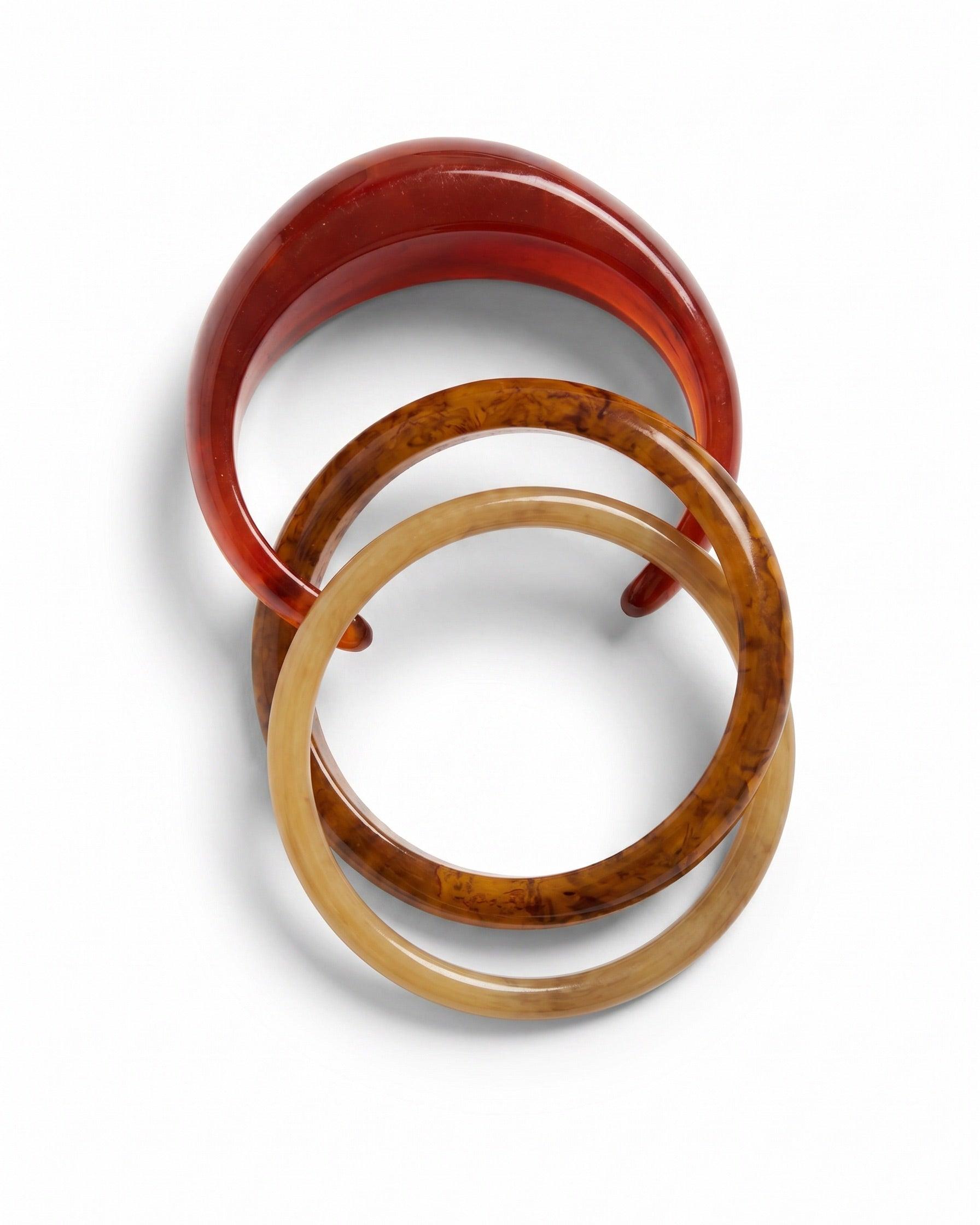 KELLY BRACELET 3 - PAK - HAWAIIAN SUNSET MULTI - Dinvintageshop