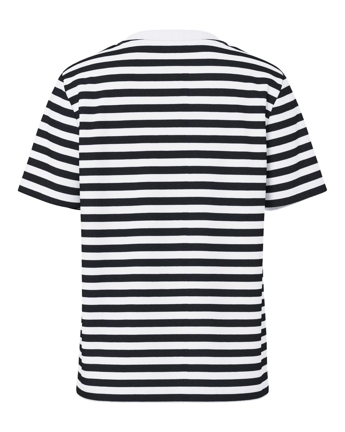 RIA STRIPE TEE - BLACK