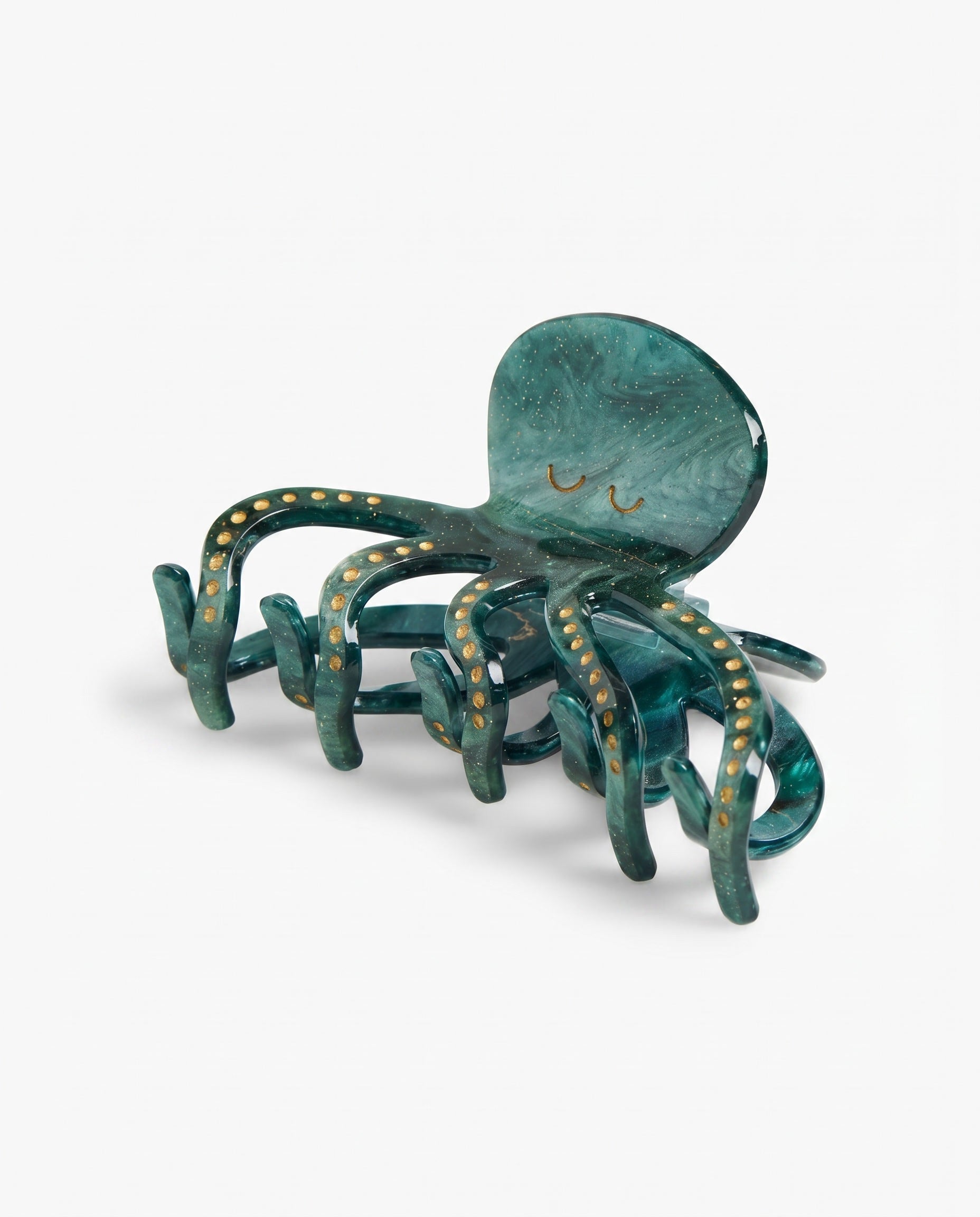 KILINA BLÆKSPRUTTE HÅRKLEMME - PATINA GREEN - Dinvintageshop