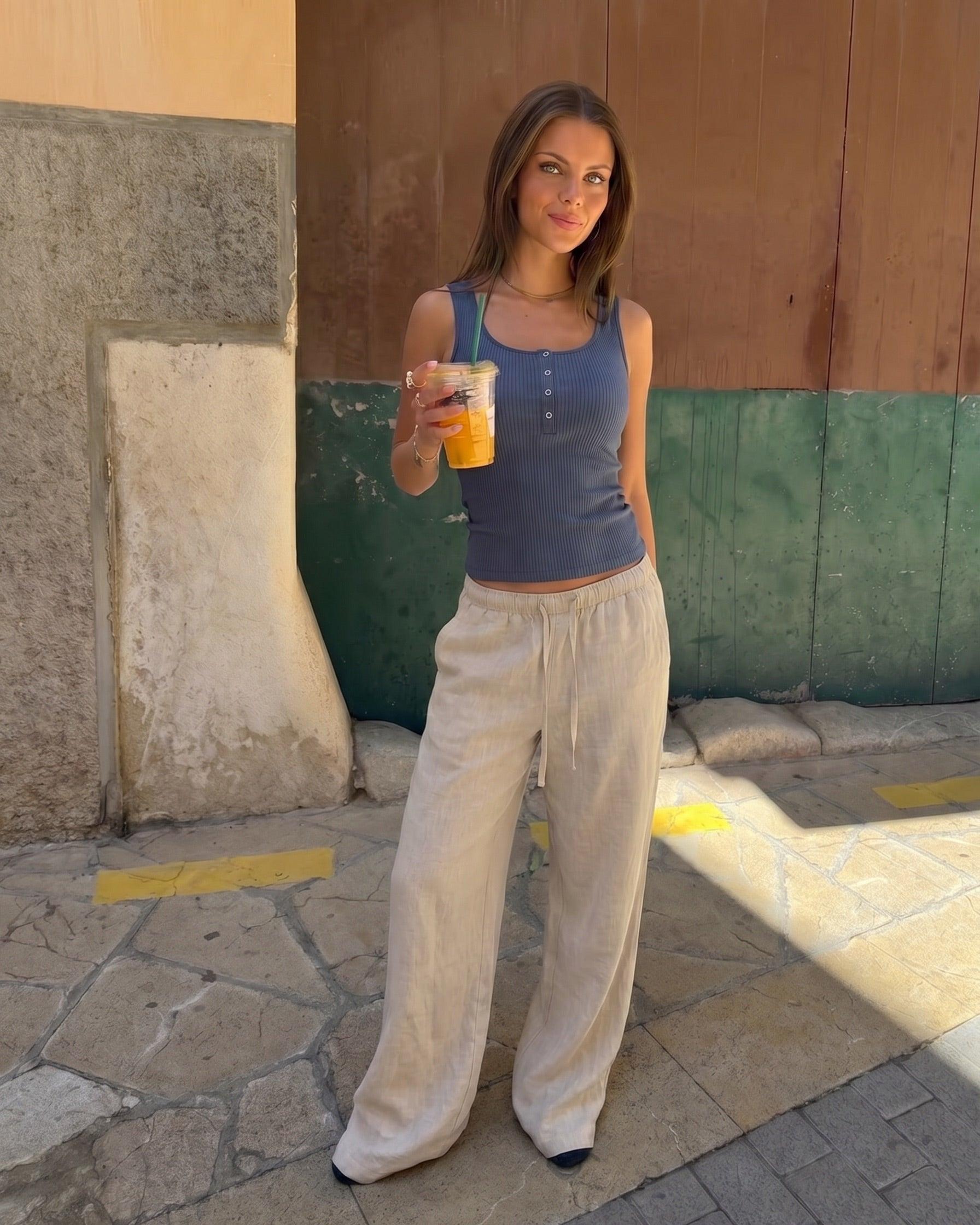KITTE TANK TOP - OMBRE BLUE