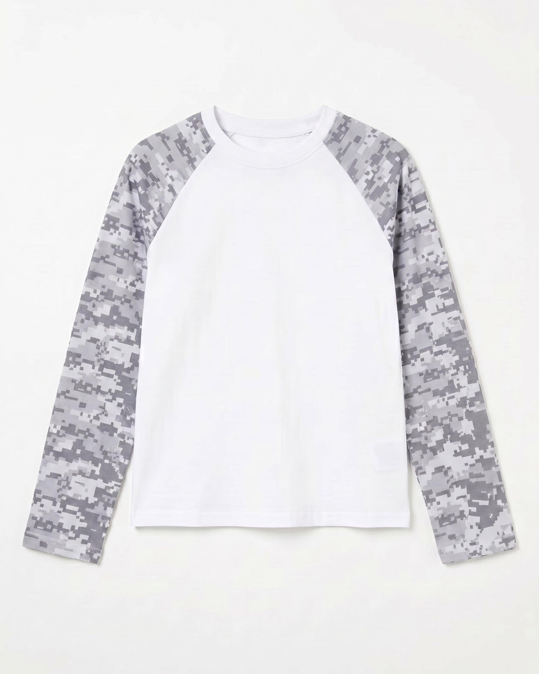 KLARA TEE - WHITE/GREY ARMY
