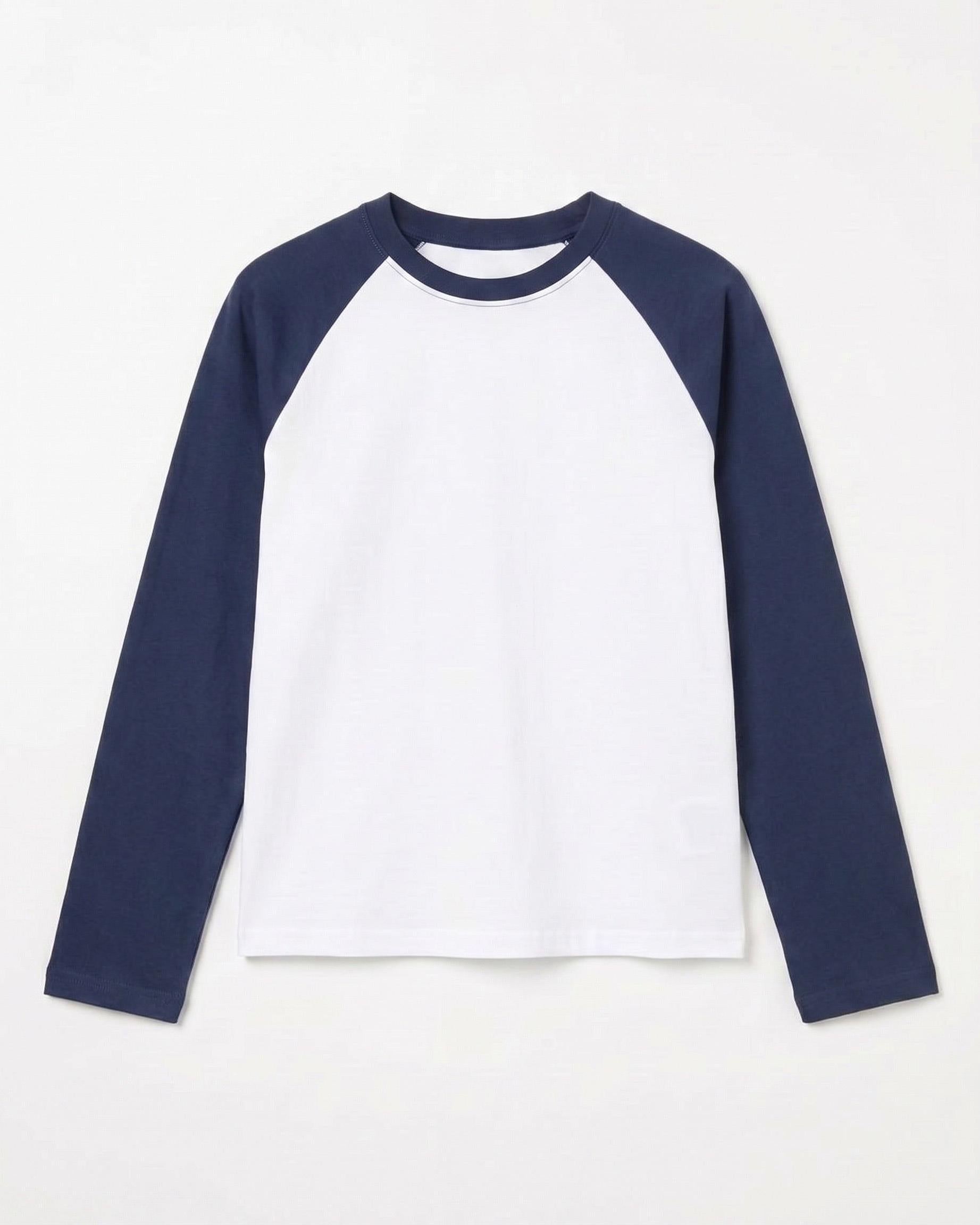 KLARA TEE - WHITE/NAVY