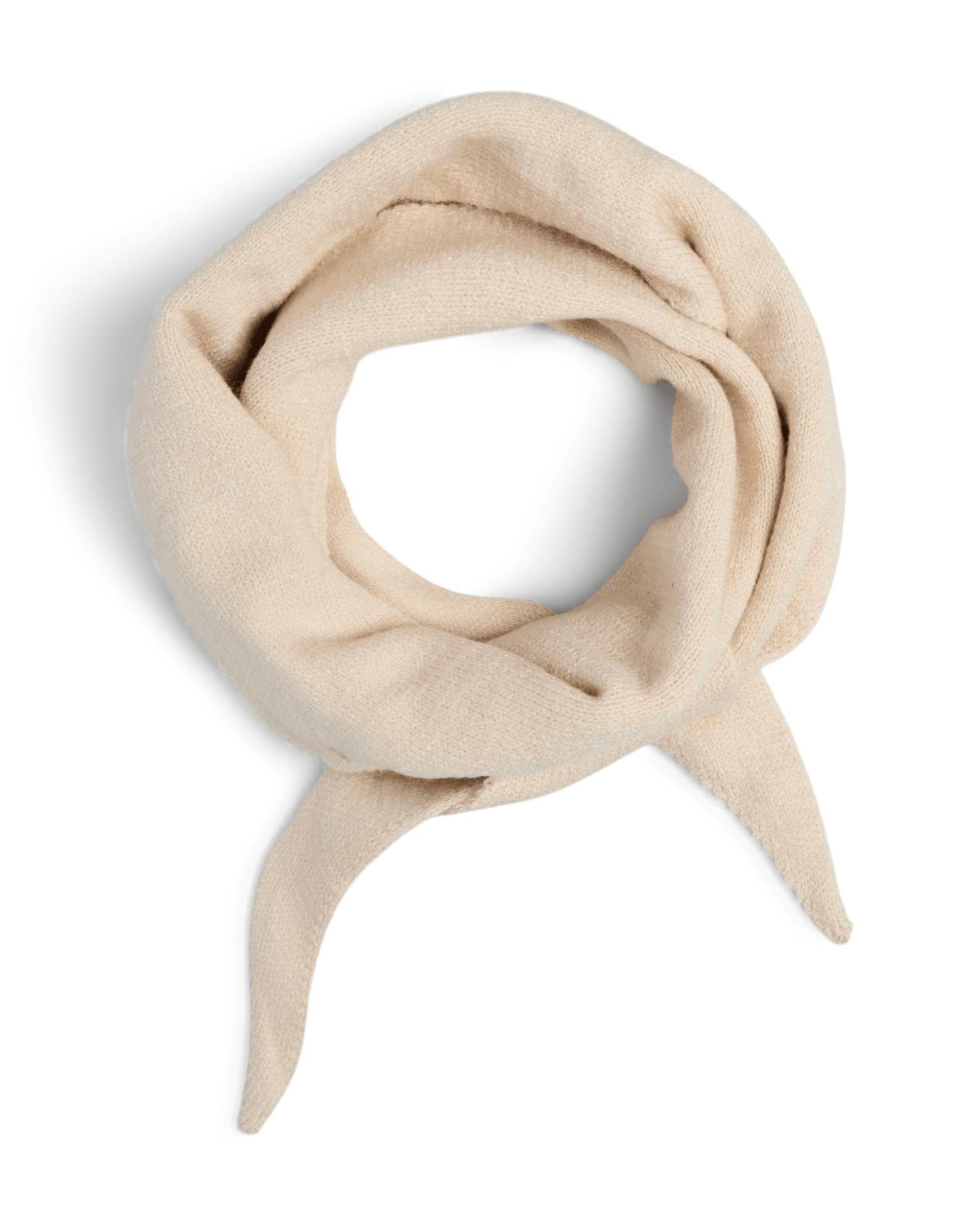 KOMMA TRIANGLE SCARF - WHITECAP GRAY