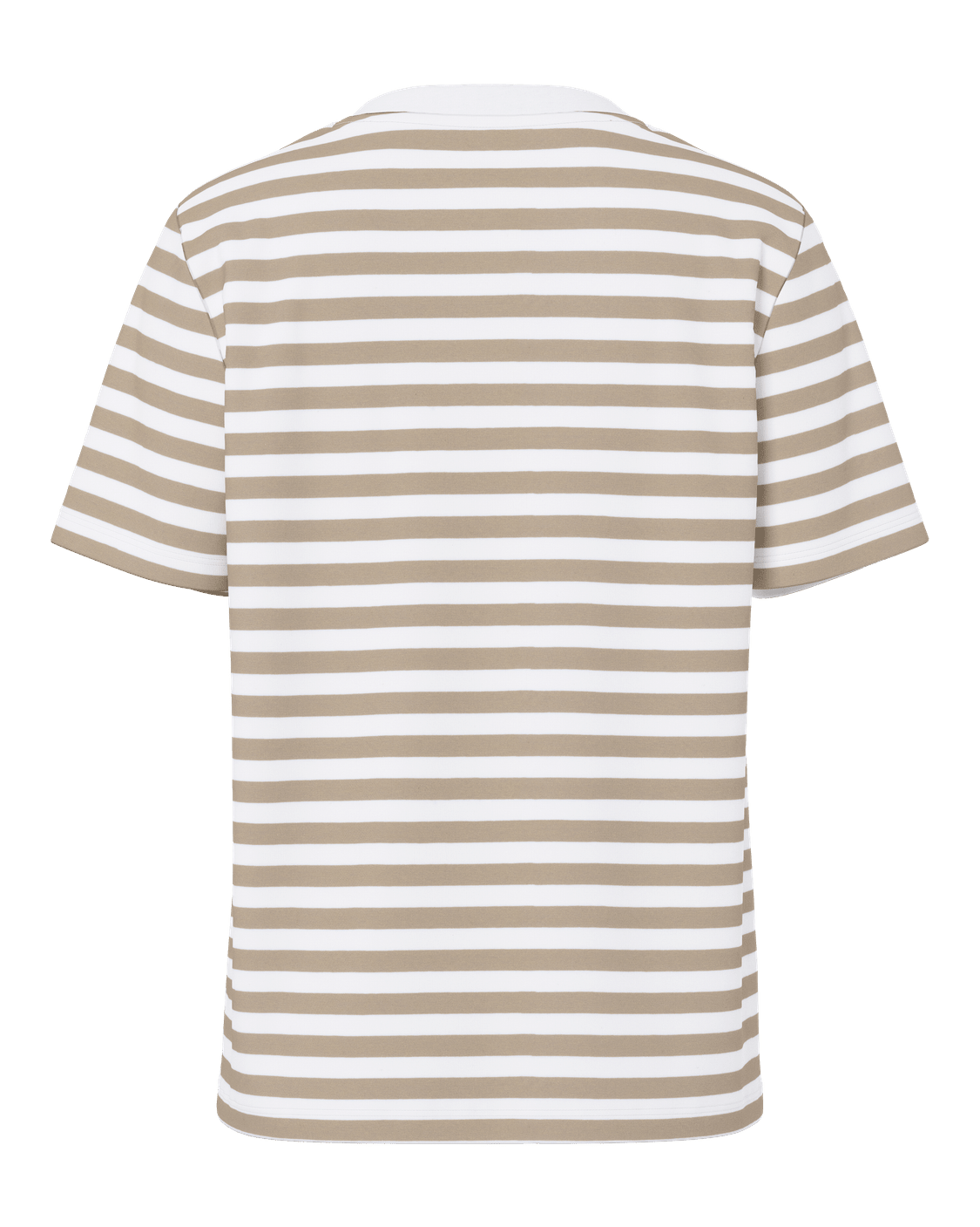 RIA STRIPE TEE - SILVER MINK
