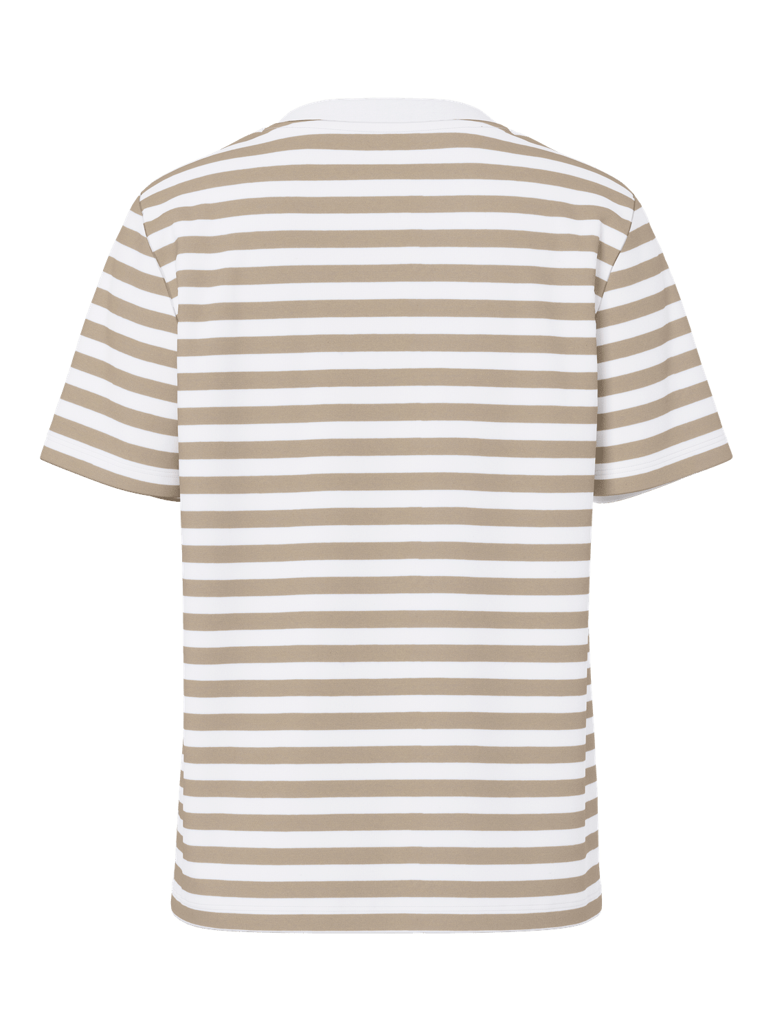 RIA STRIPE T-SHIRT - SILBERNER MINK/HELLWEISS