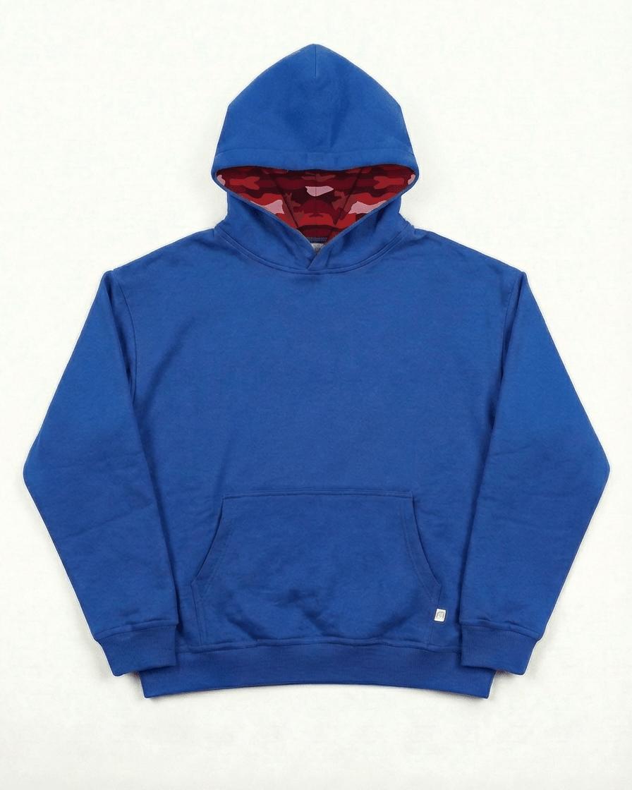 MACHO CAMO HOODIE - ROYAL BLUE