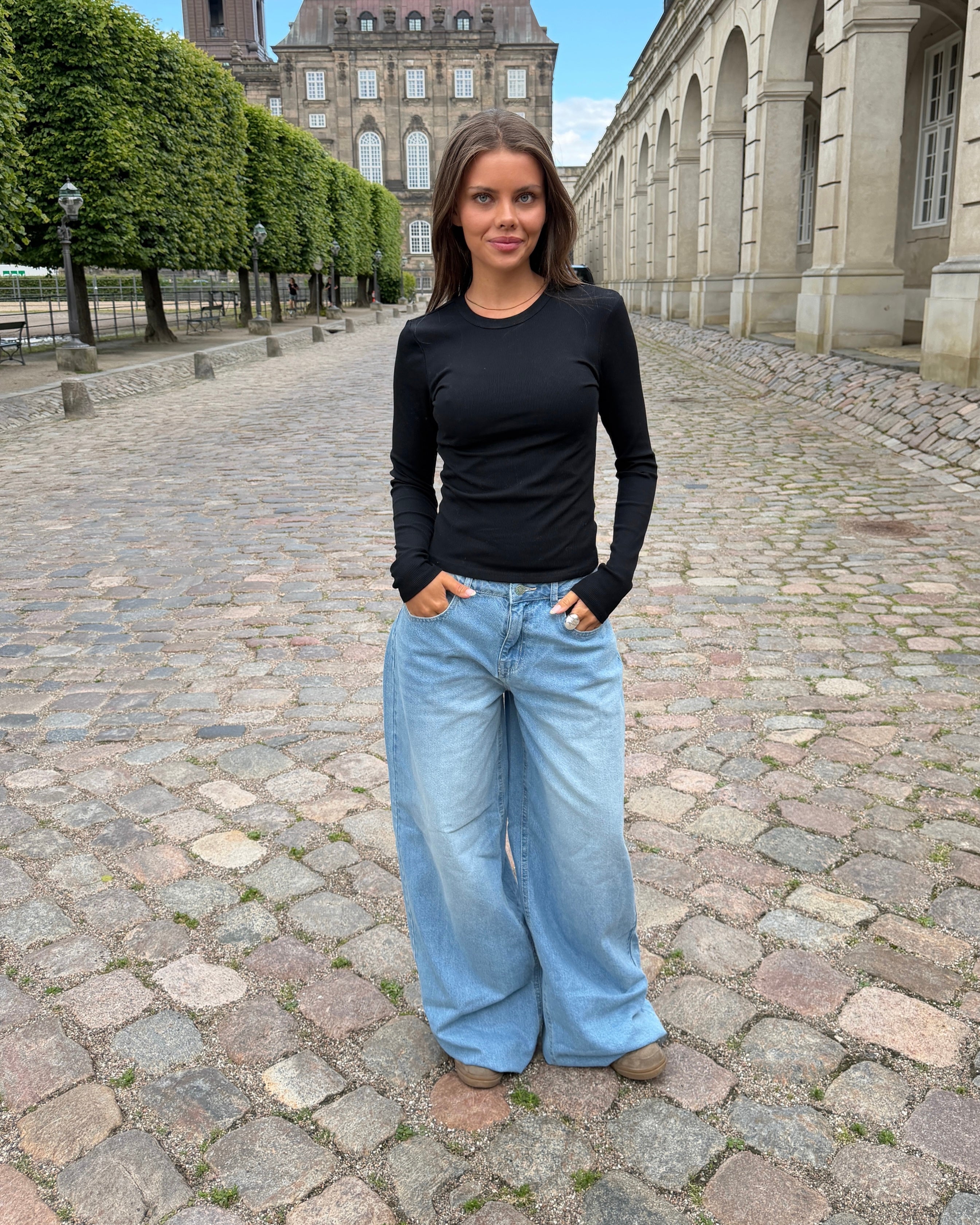 MARIE BAGGY JEANS - LIGHT BLUE
