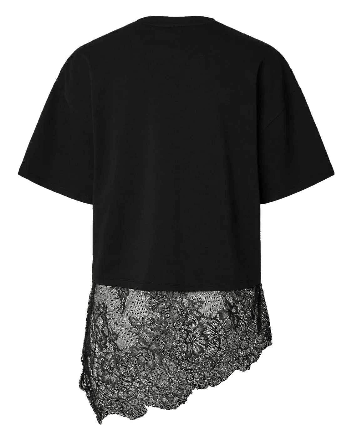 MAVE LACE T-SHIRT - BLACK - Dinvintageshop