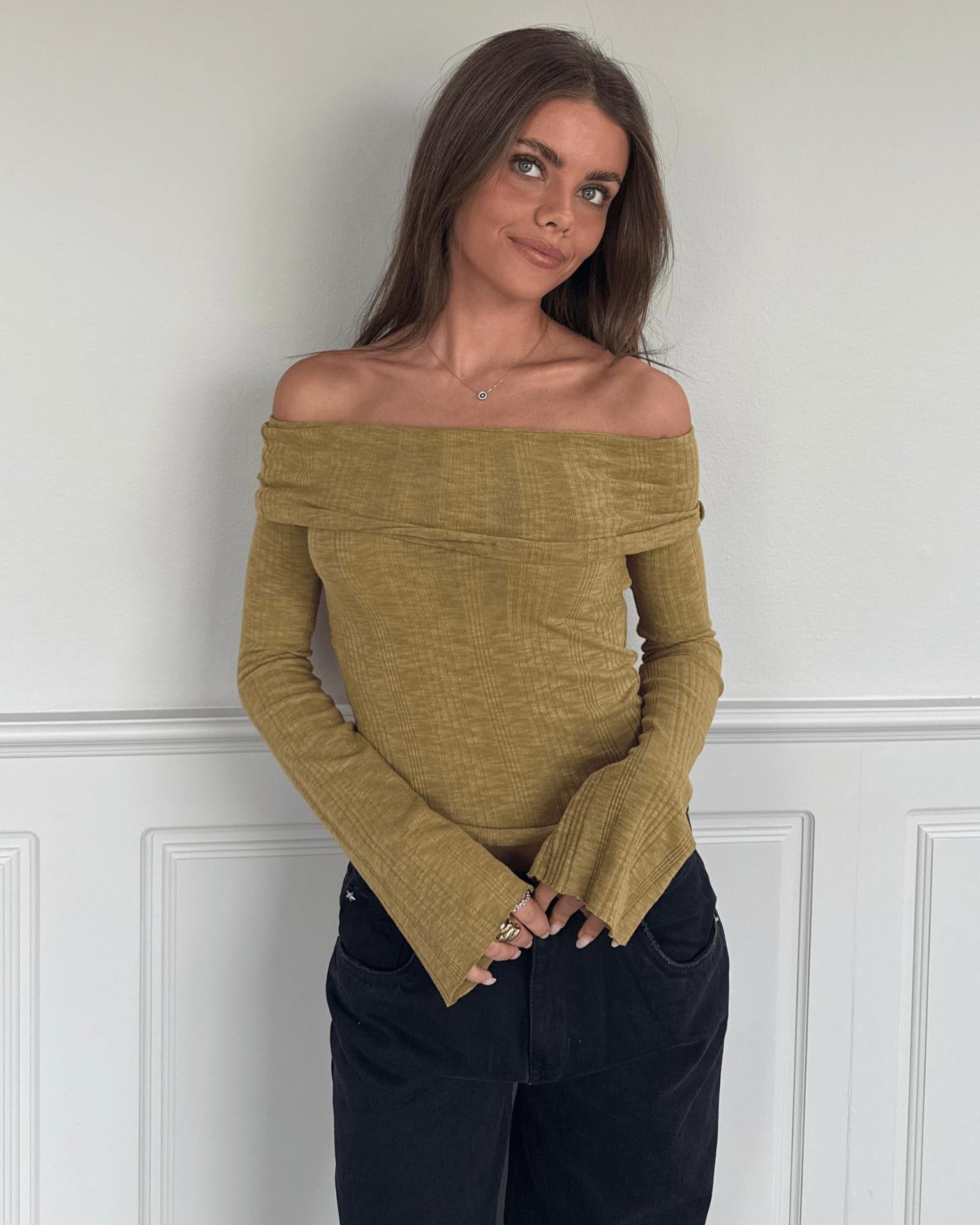 MELANIE TOP - MATCHA GREEN