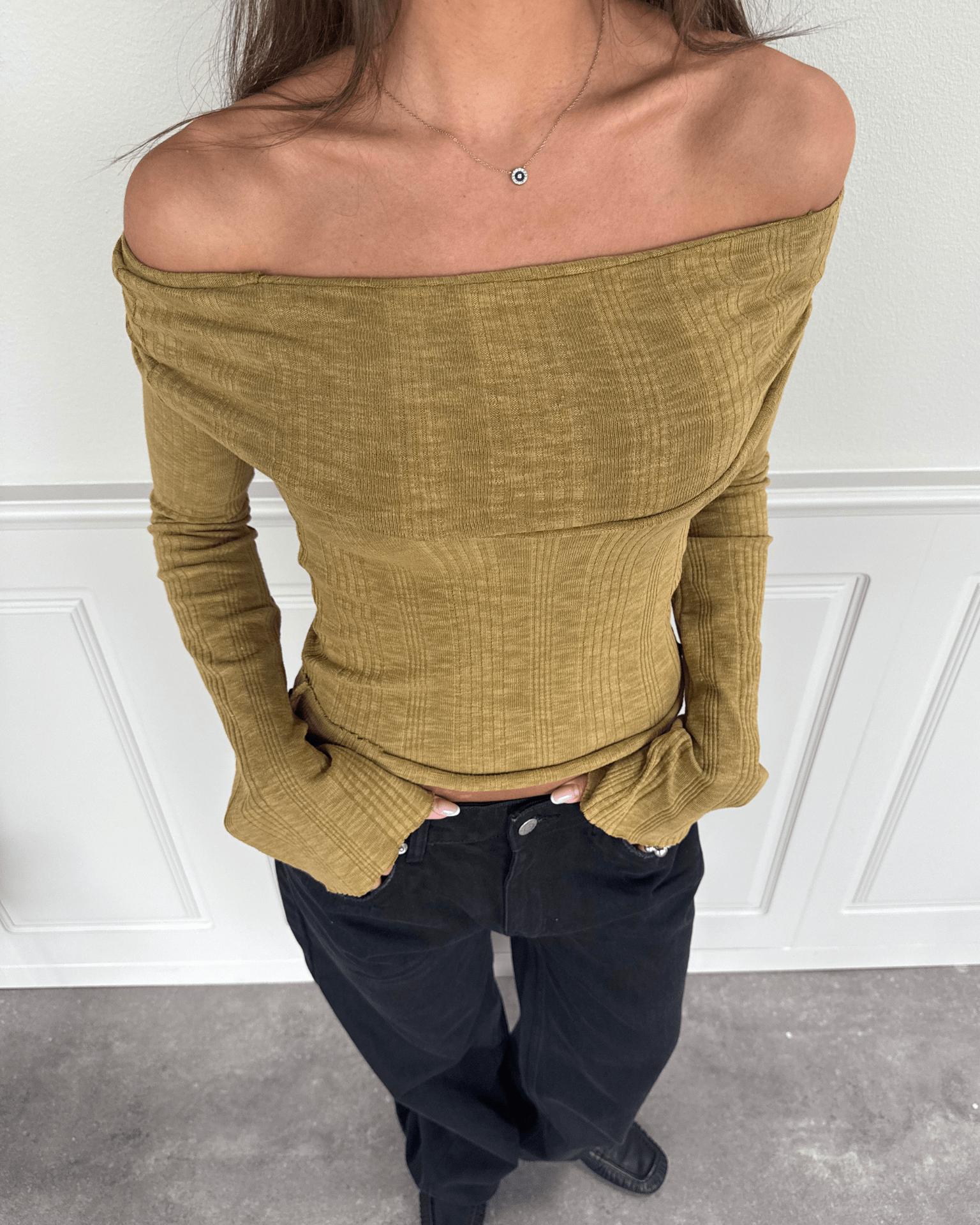 MELANIE TOP - MATCHA GREEN