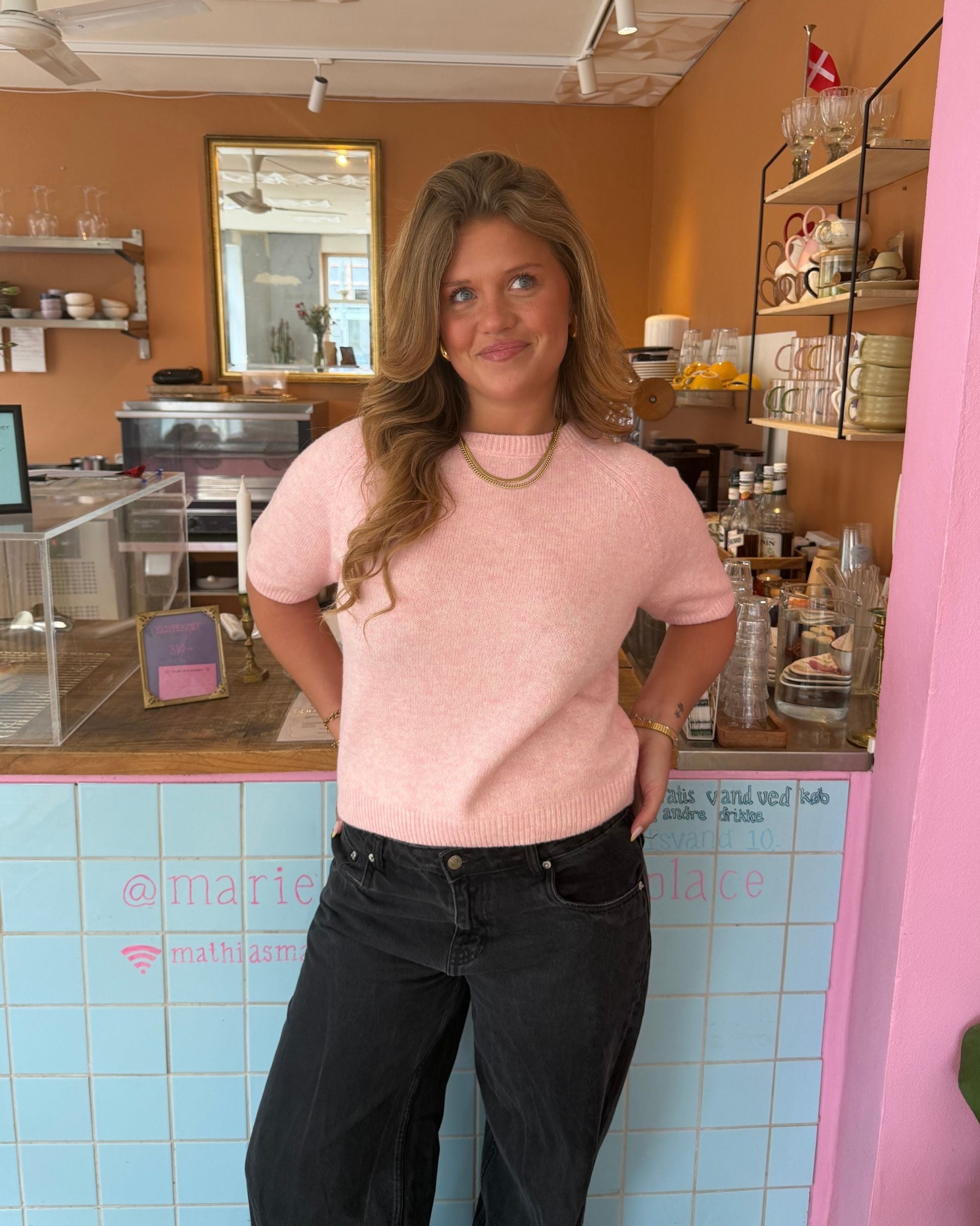 MIRA KORTÆRMET STRIK - CANDYFLOSS