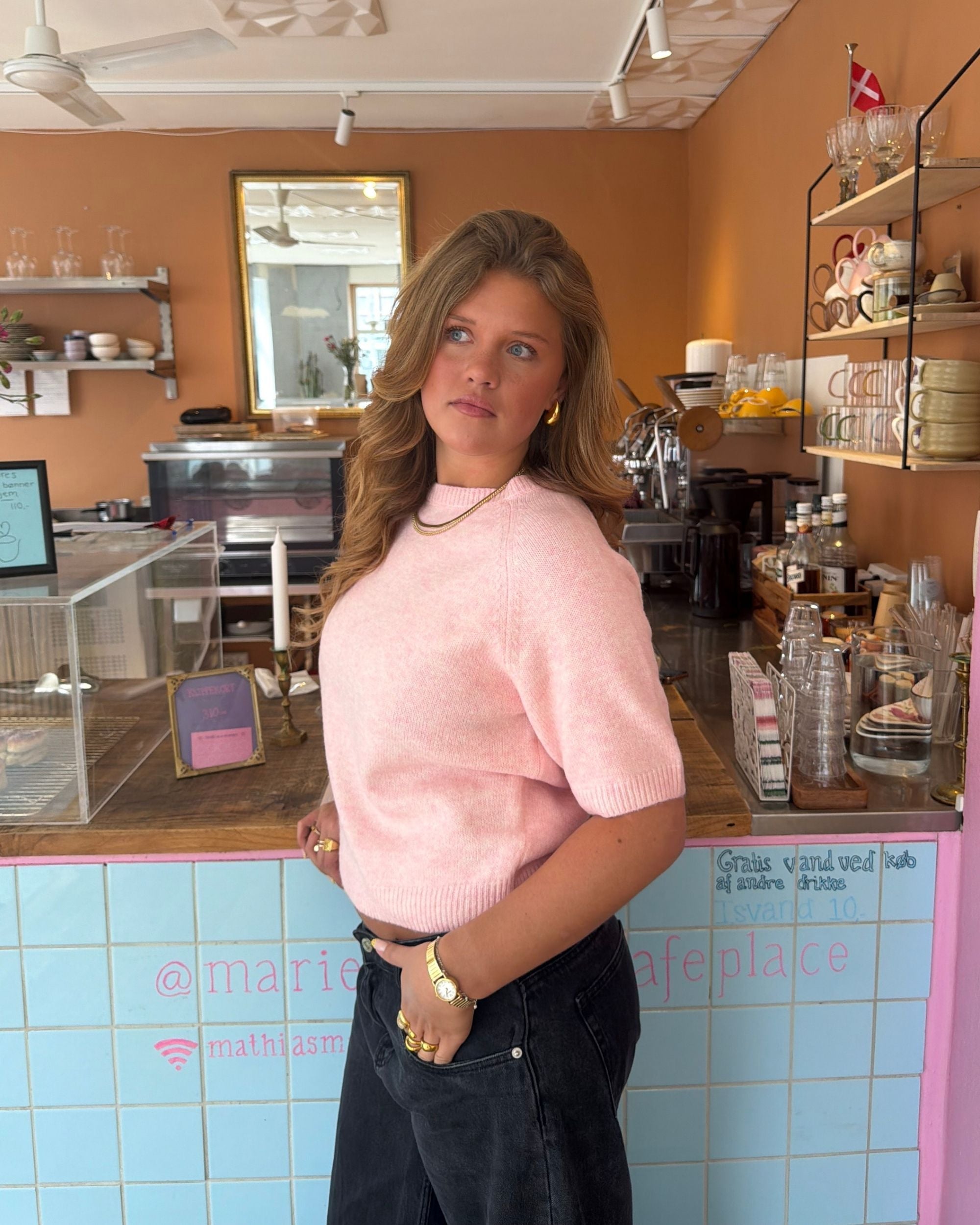 MIRA KORTÆRMET STRIK - CANDYFLOSS