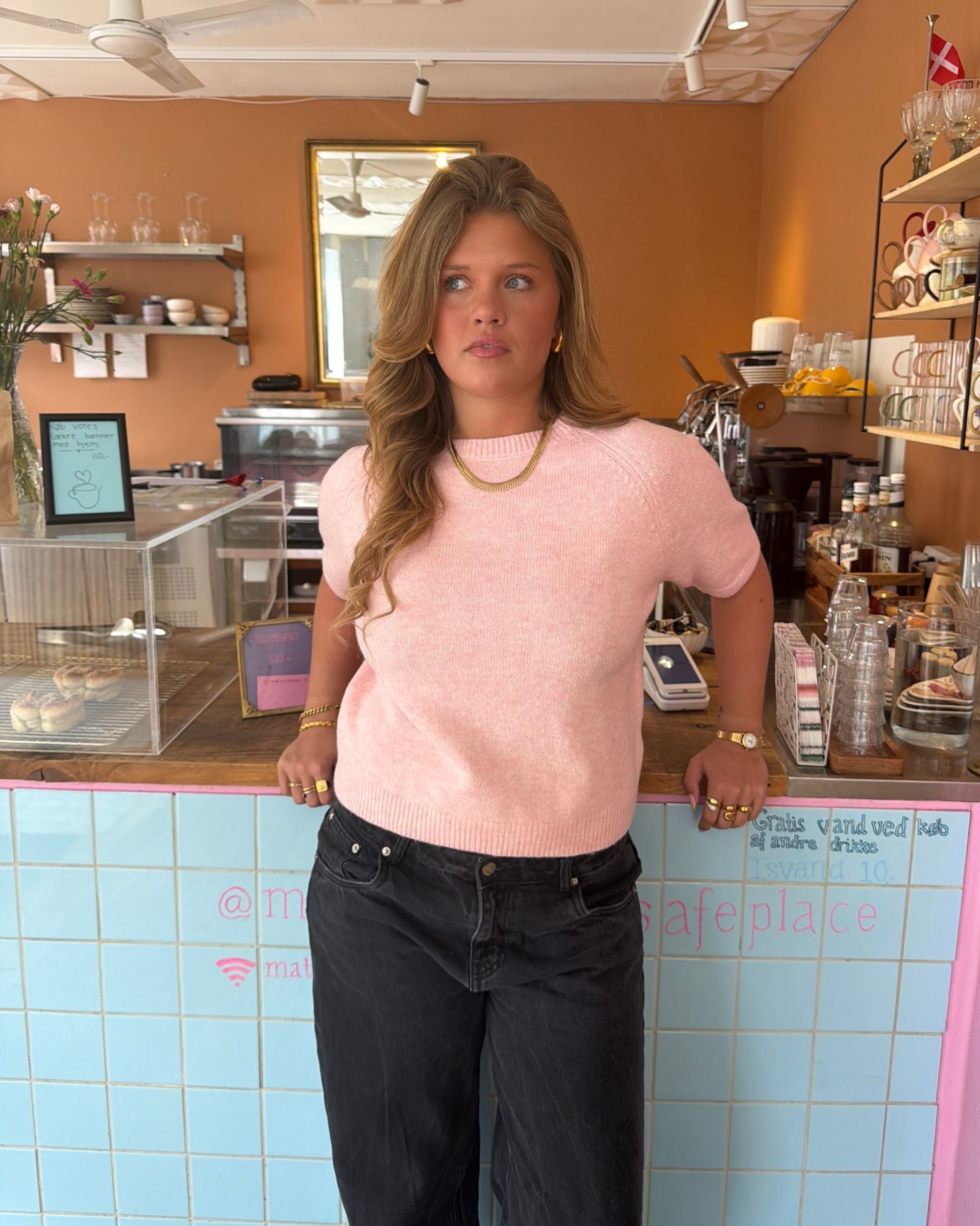 MIRA KORTÆRMET STRIK - CANDYFLOSS