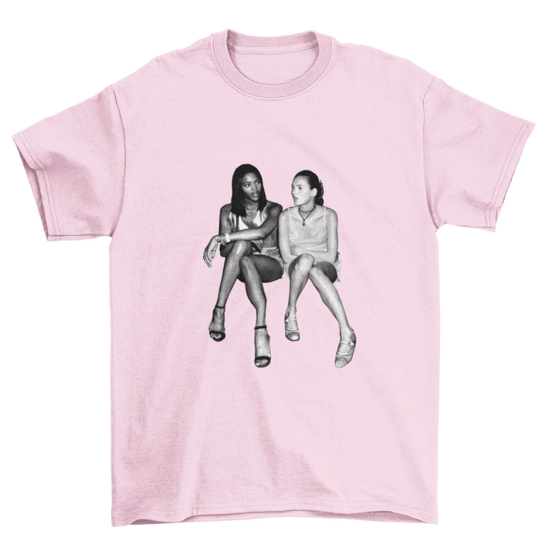 SUPERMODELS BABY TEE - LYSERØD