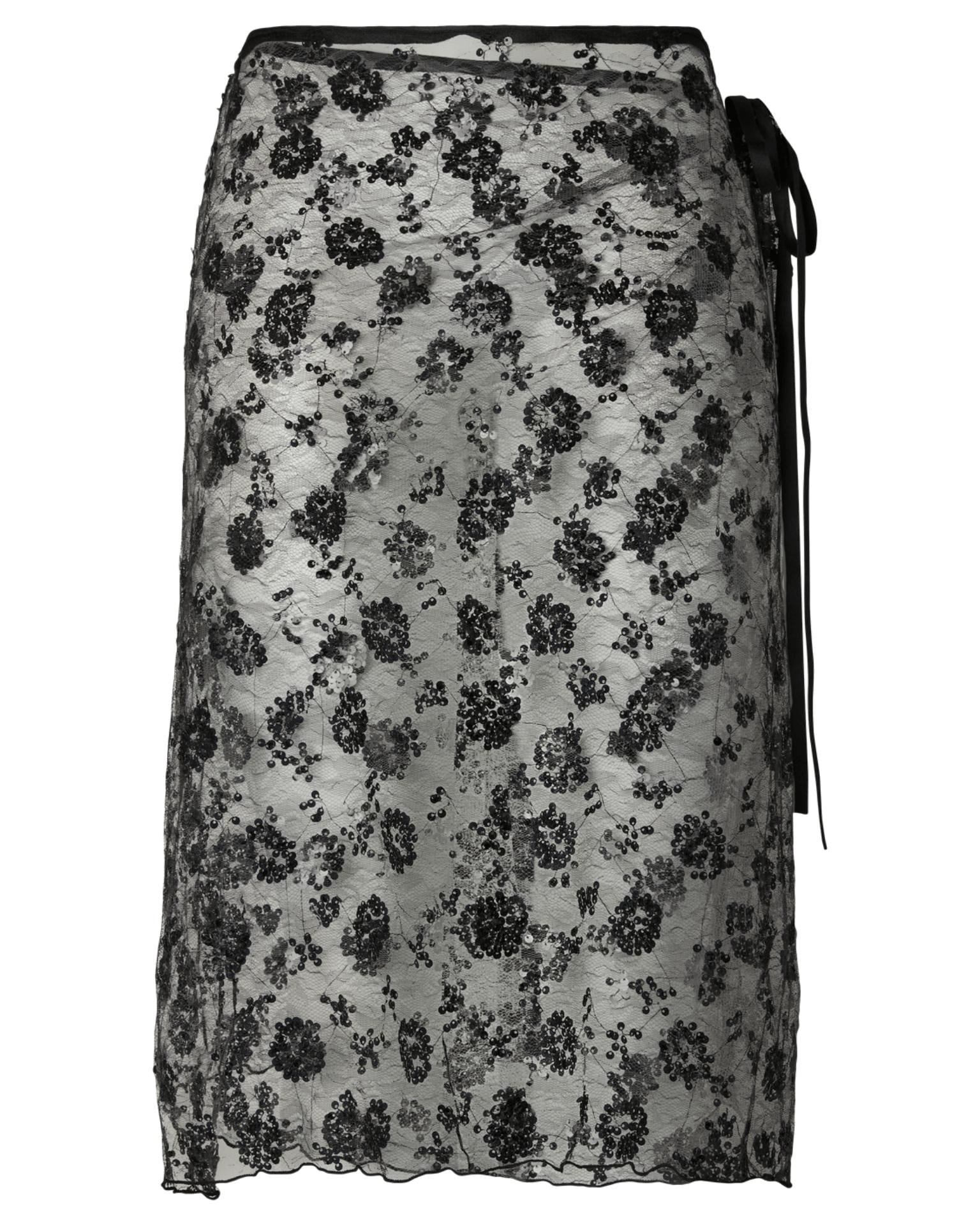 NATASJA LACE SARONG - BLACK
