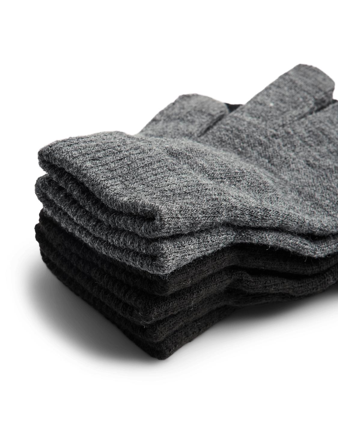 NEW BUDDY HANDSKER (3-Pak) mobilvenlig - 2x SORT/ 1x DK GREY MEL