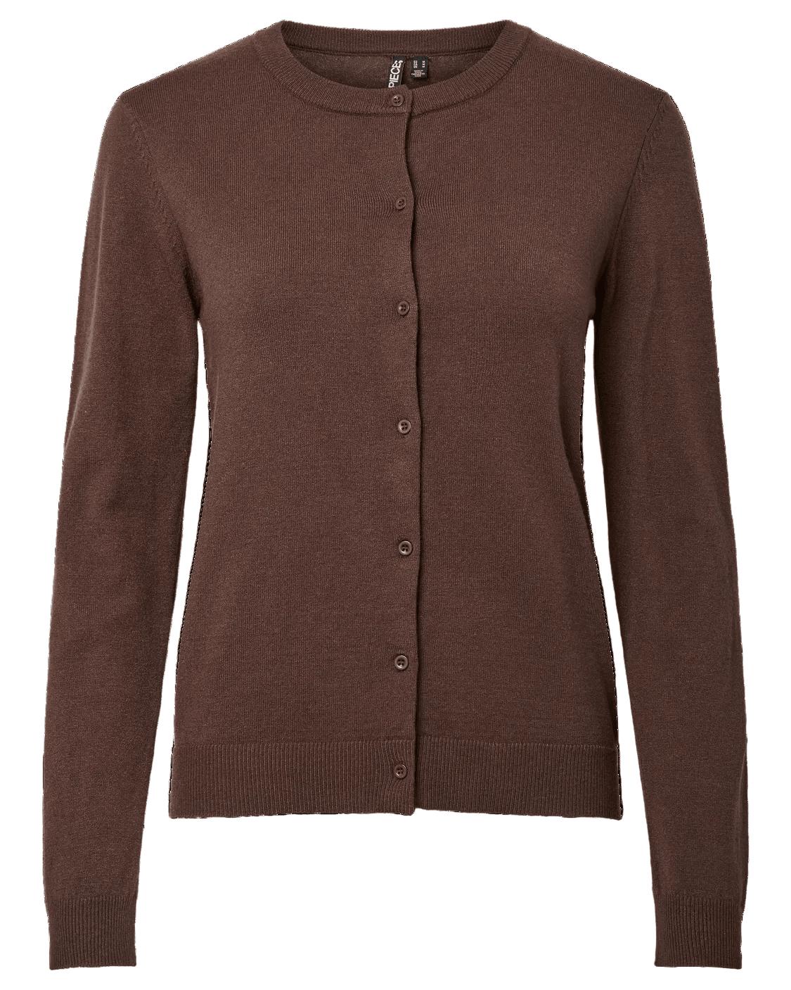 NORA KNIT CARDIGAN - HOT FUDGE
