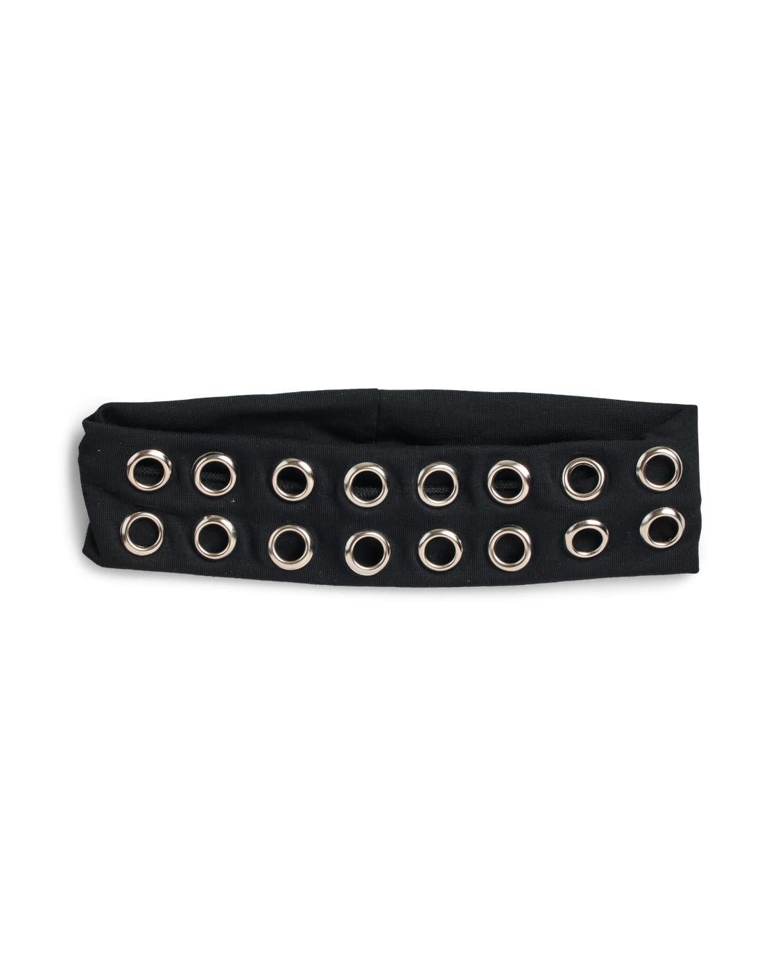 OLINE HÅRBÅND MED STUDS - BLACK