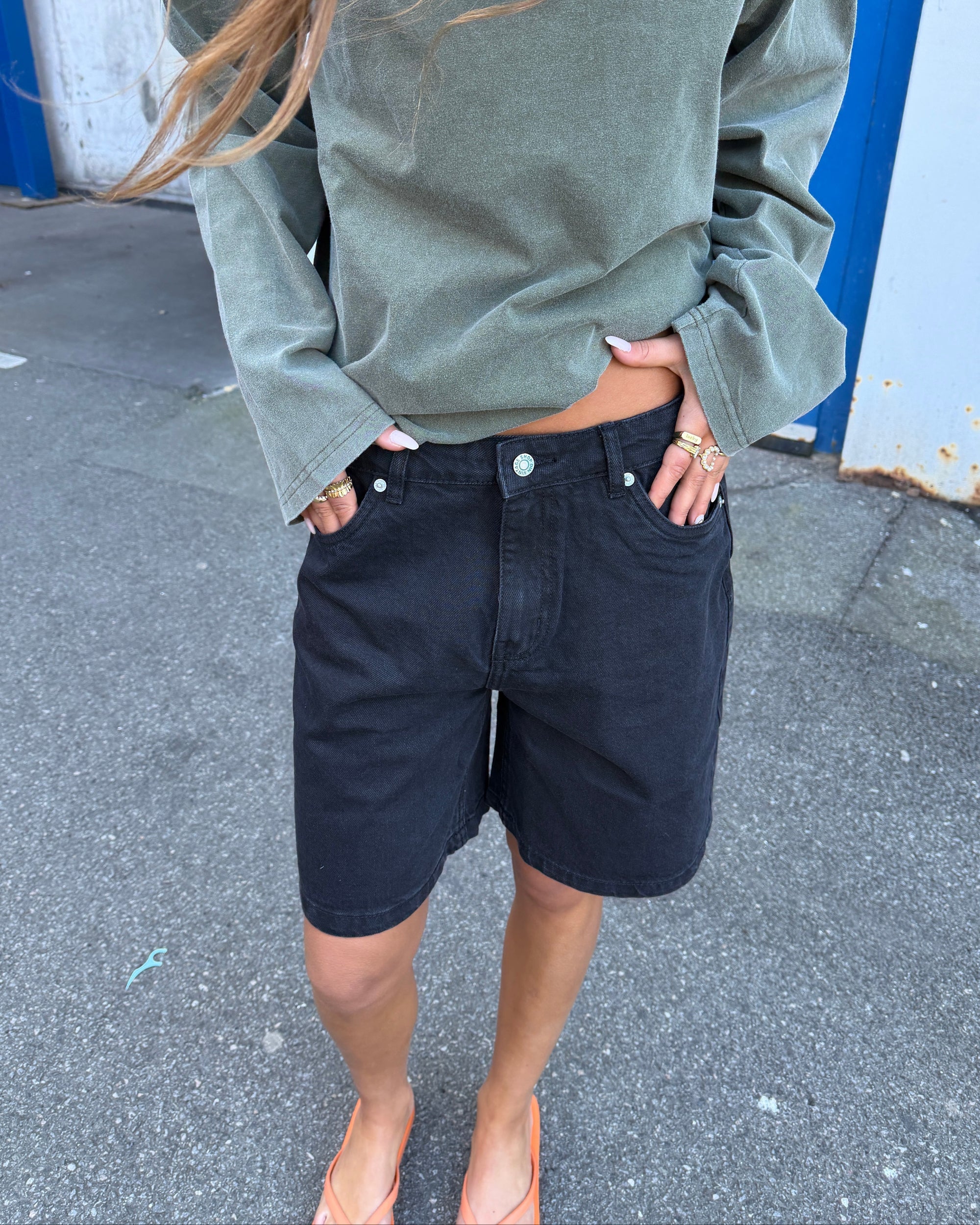 OLIVIA JORTS - BLACK