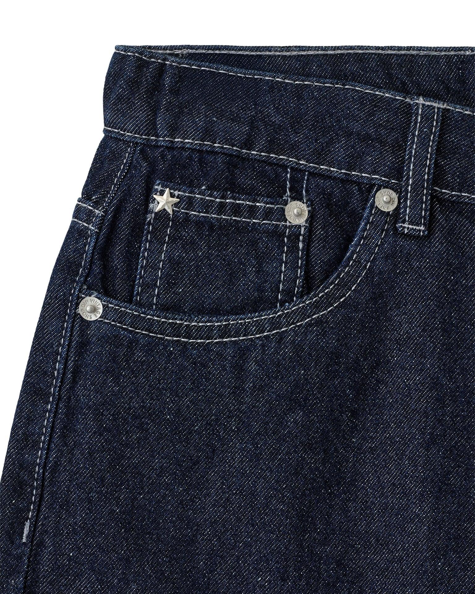 OLIVIA JORTS - RAW BLUE