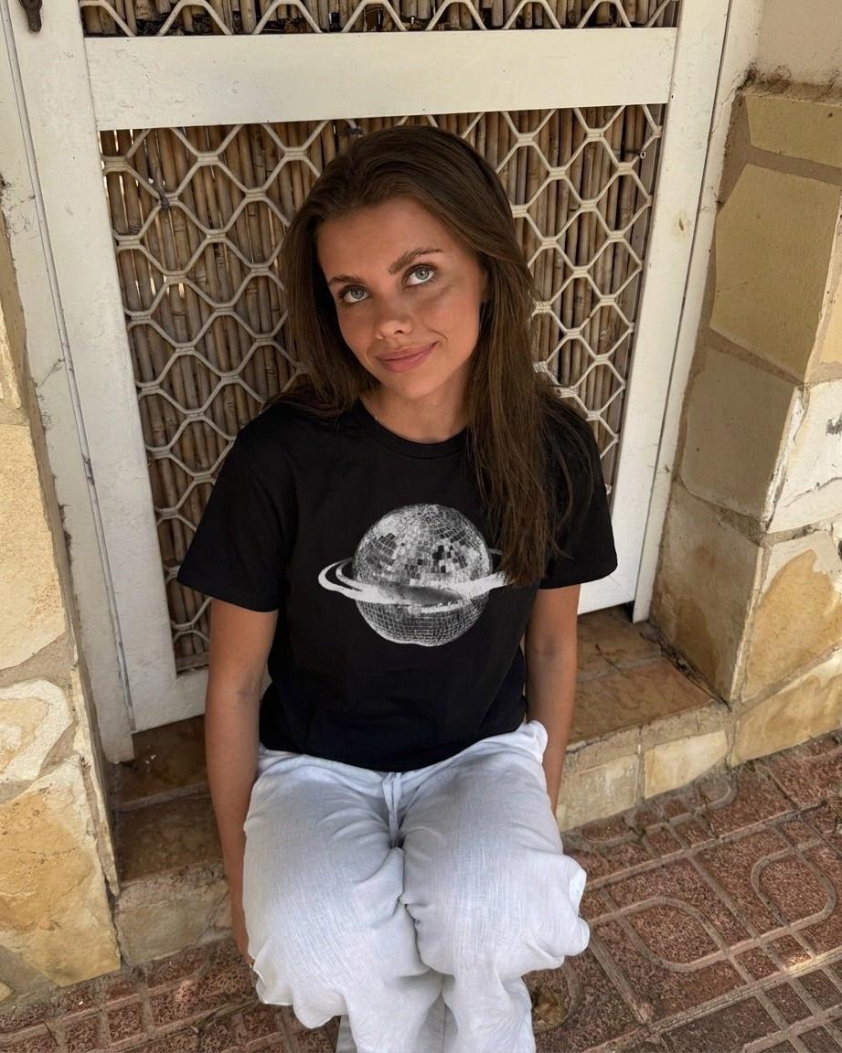 PLANET DISCO (white), BABYTEE - BLACK