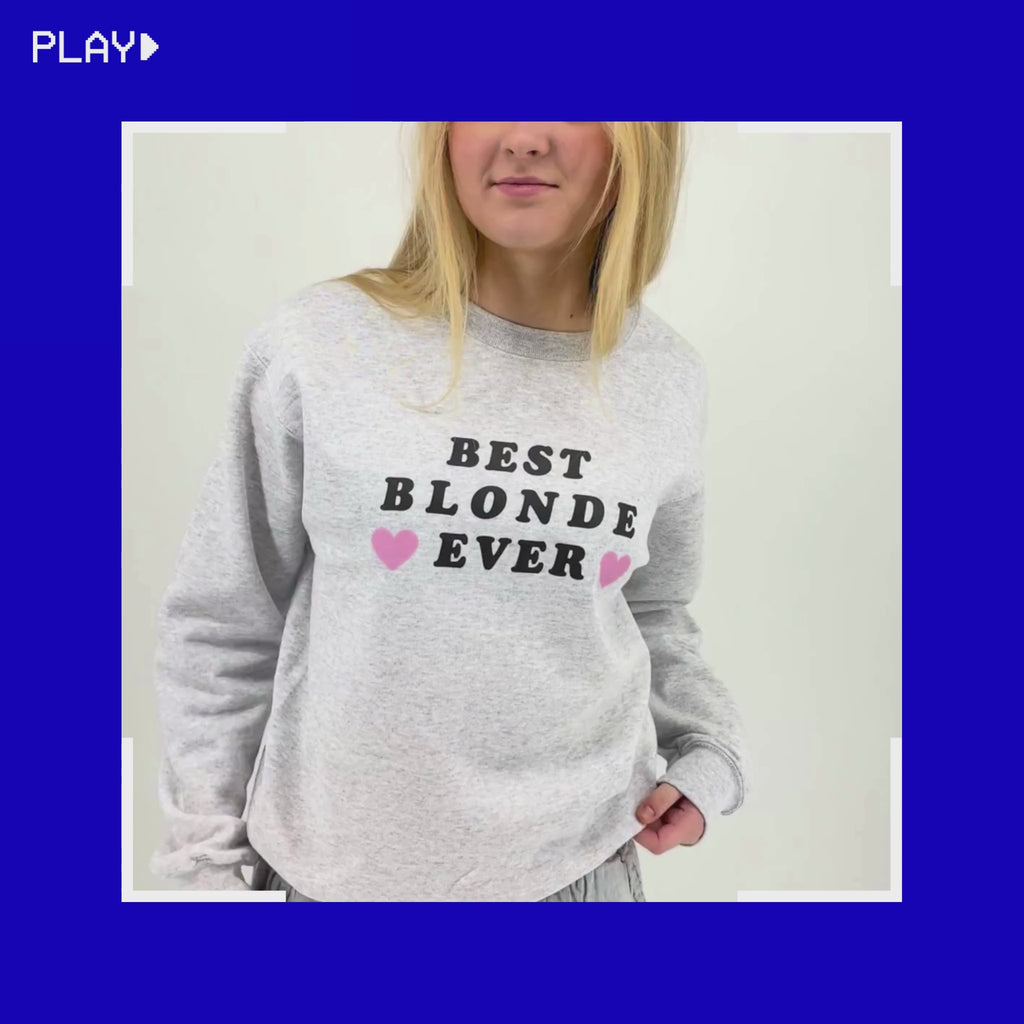 Blonde sweatshirt 2024