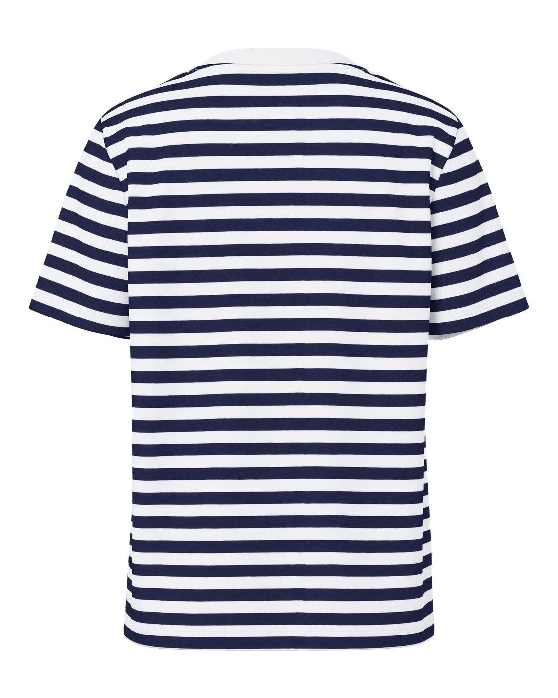 RIA STRIPE TEE - MARITIME BLUE