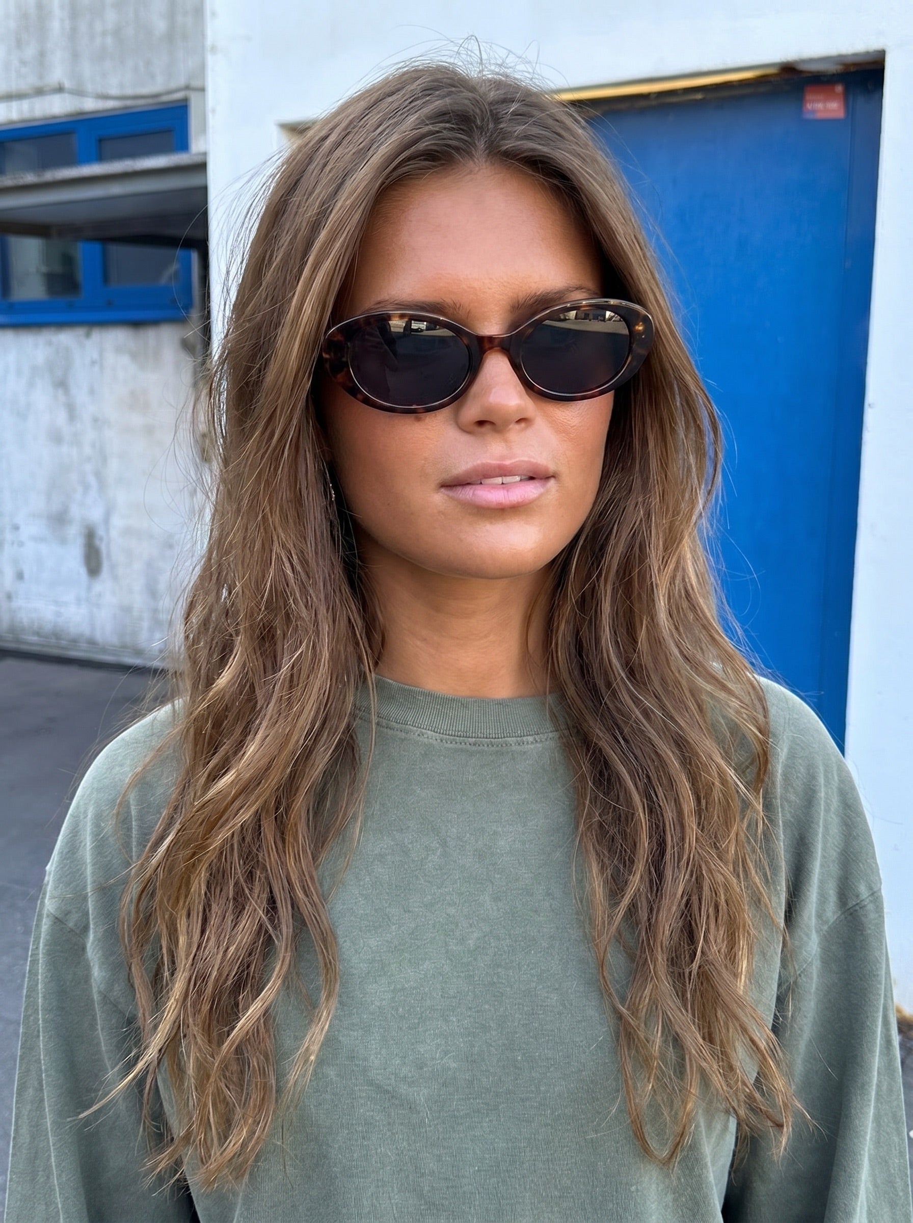 SANNA SOLBRILLER - BROWN/TURTLE - Dinvintageshop