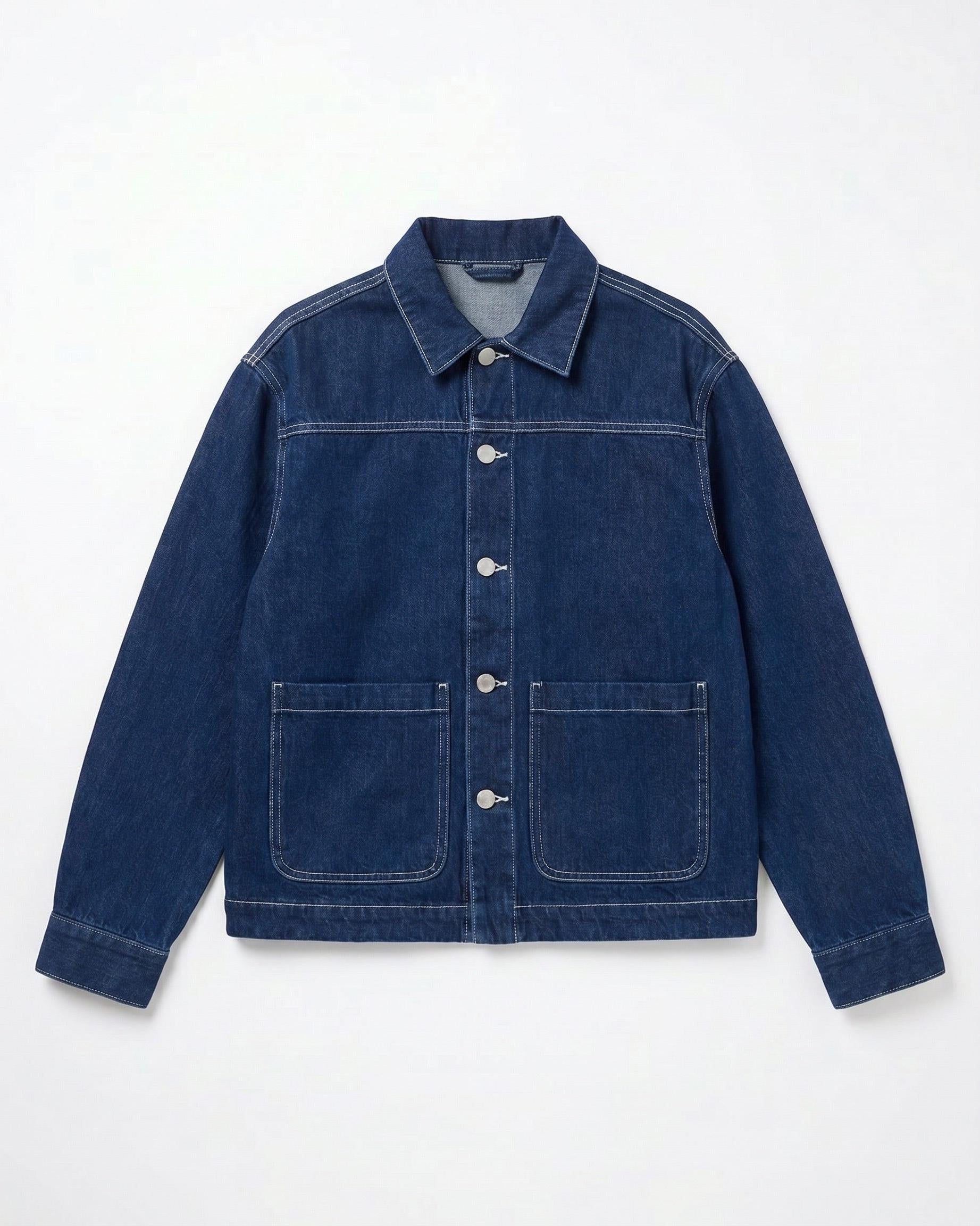 SIA JACKET - DARK BLUE - Dinvintageshop