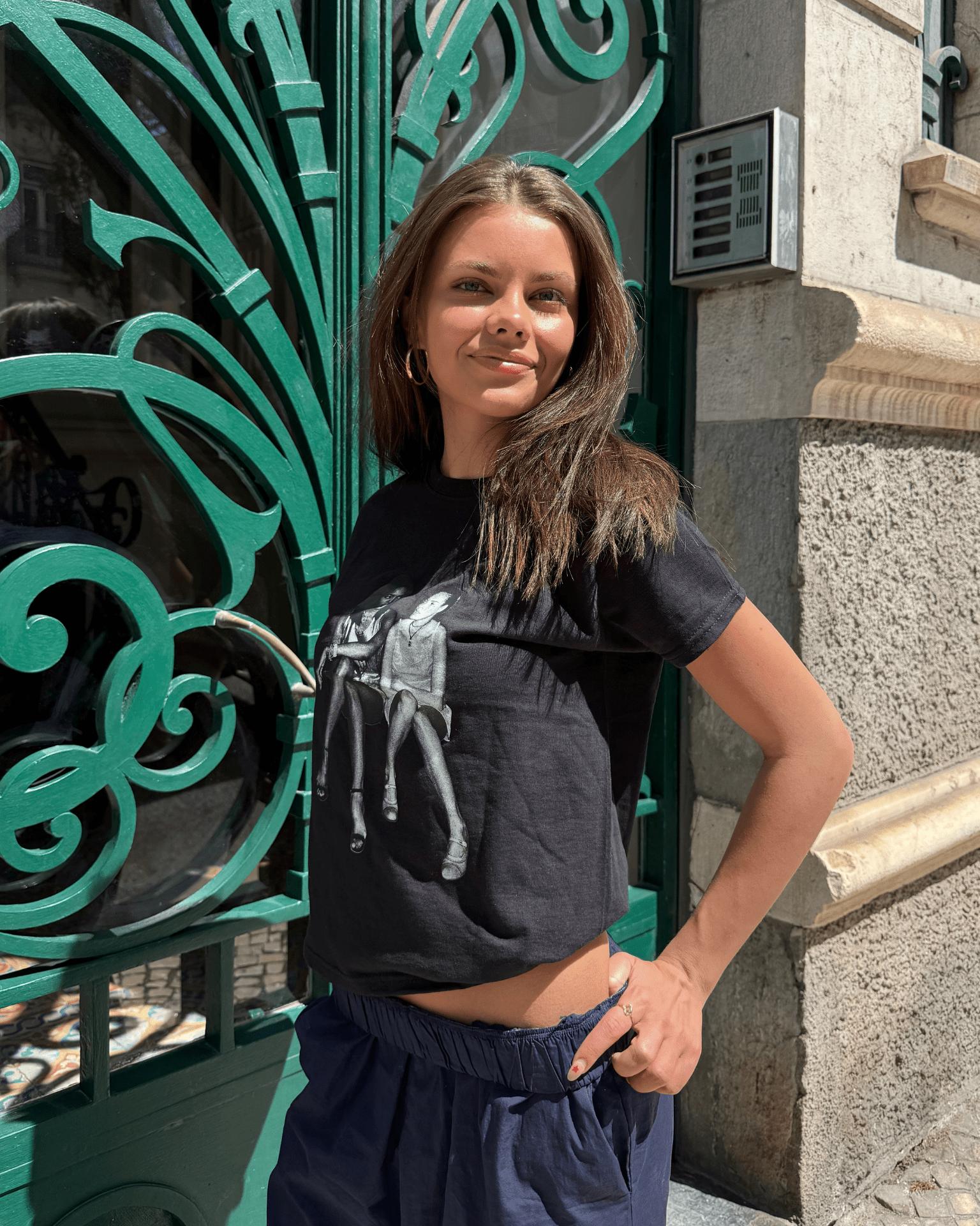 SUPERMODELS BABY TEE - BLACK