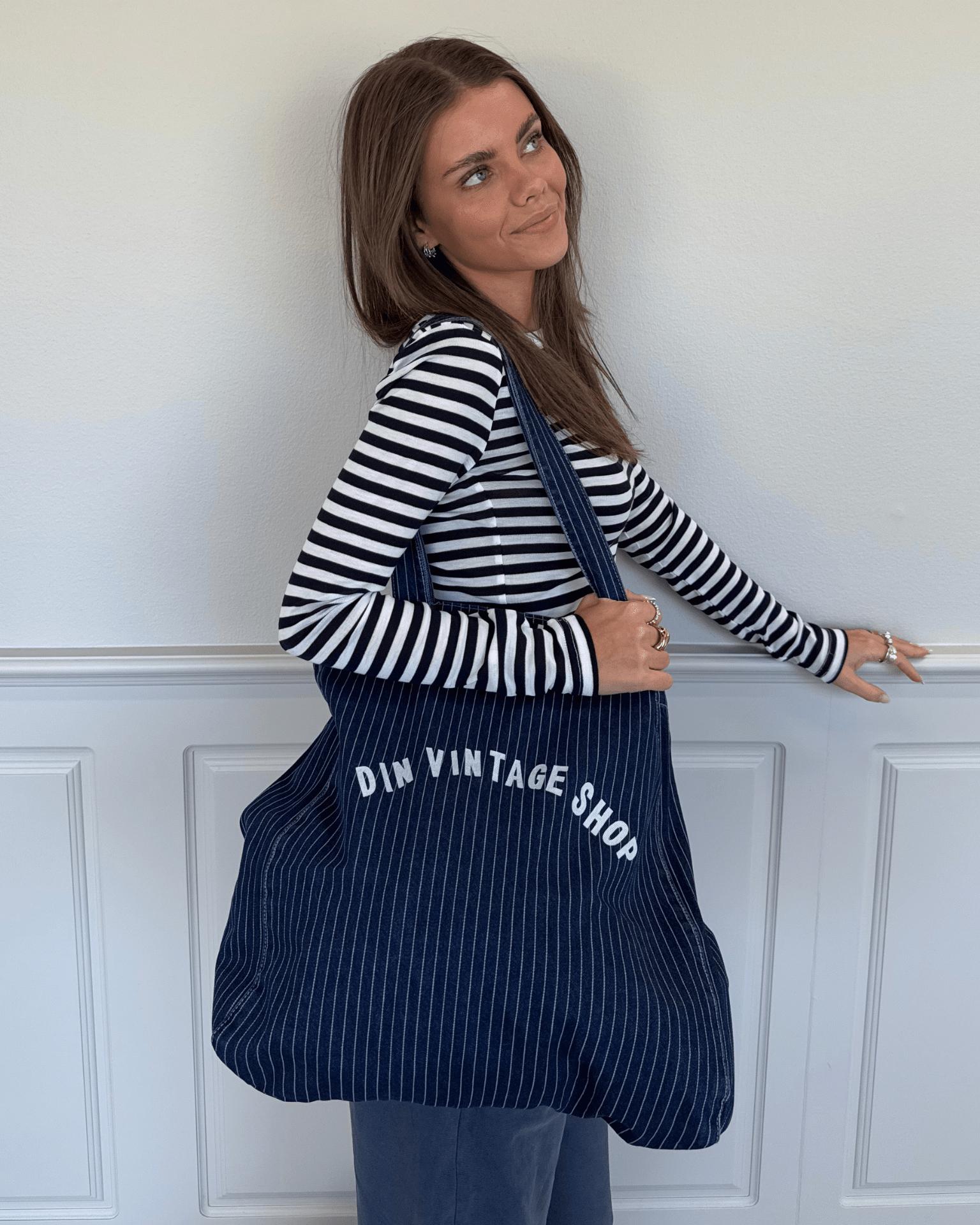 TOTEBAG - DARK STRIPE