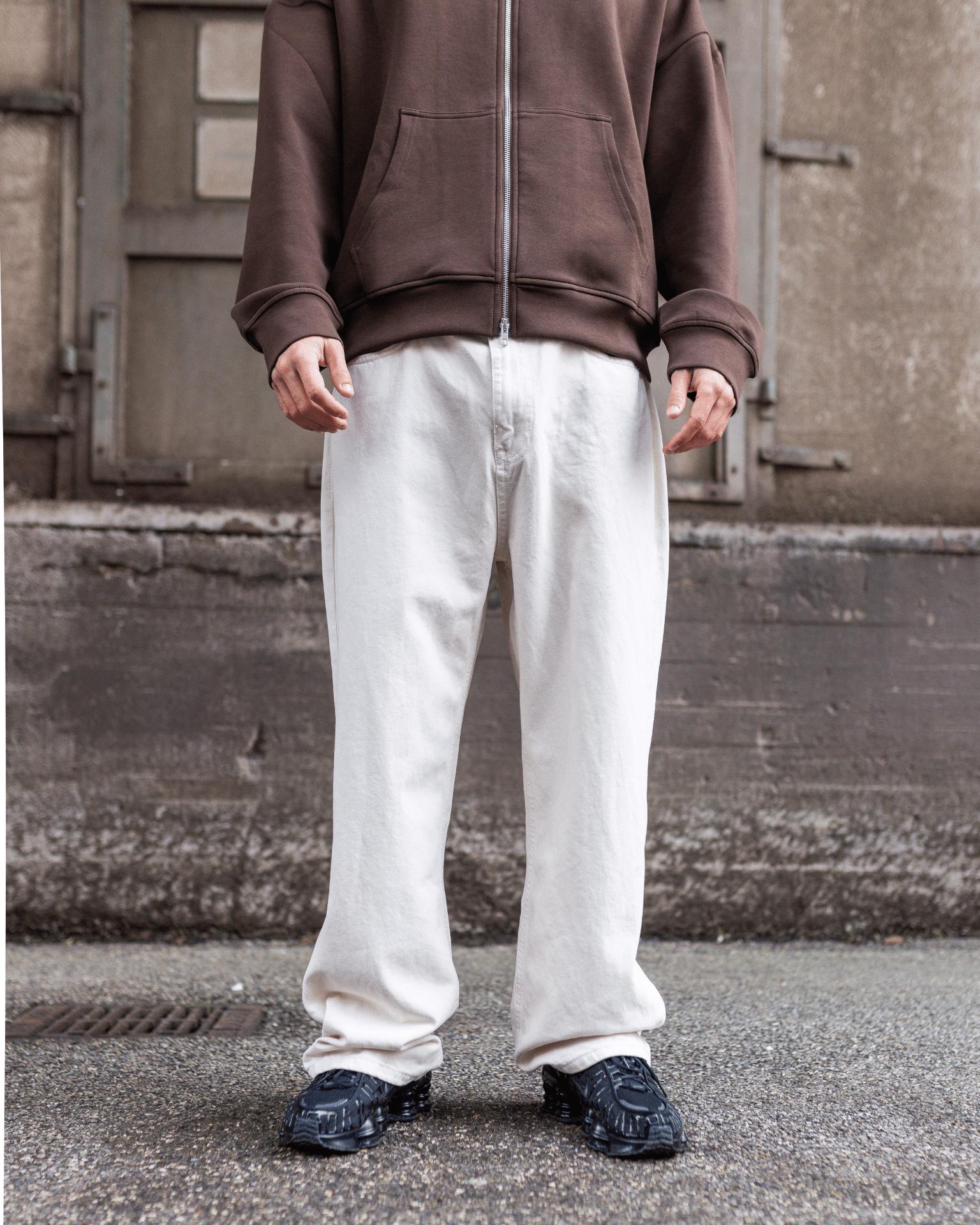 TYLER BAGGY JEANS - OFF WHITE