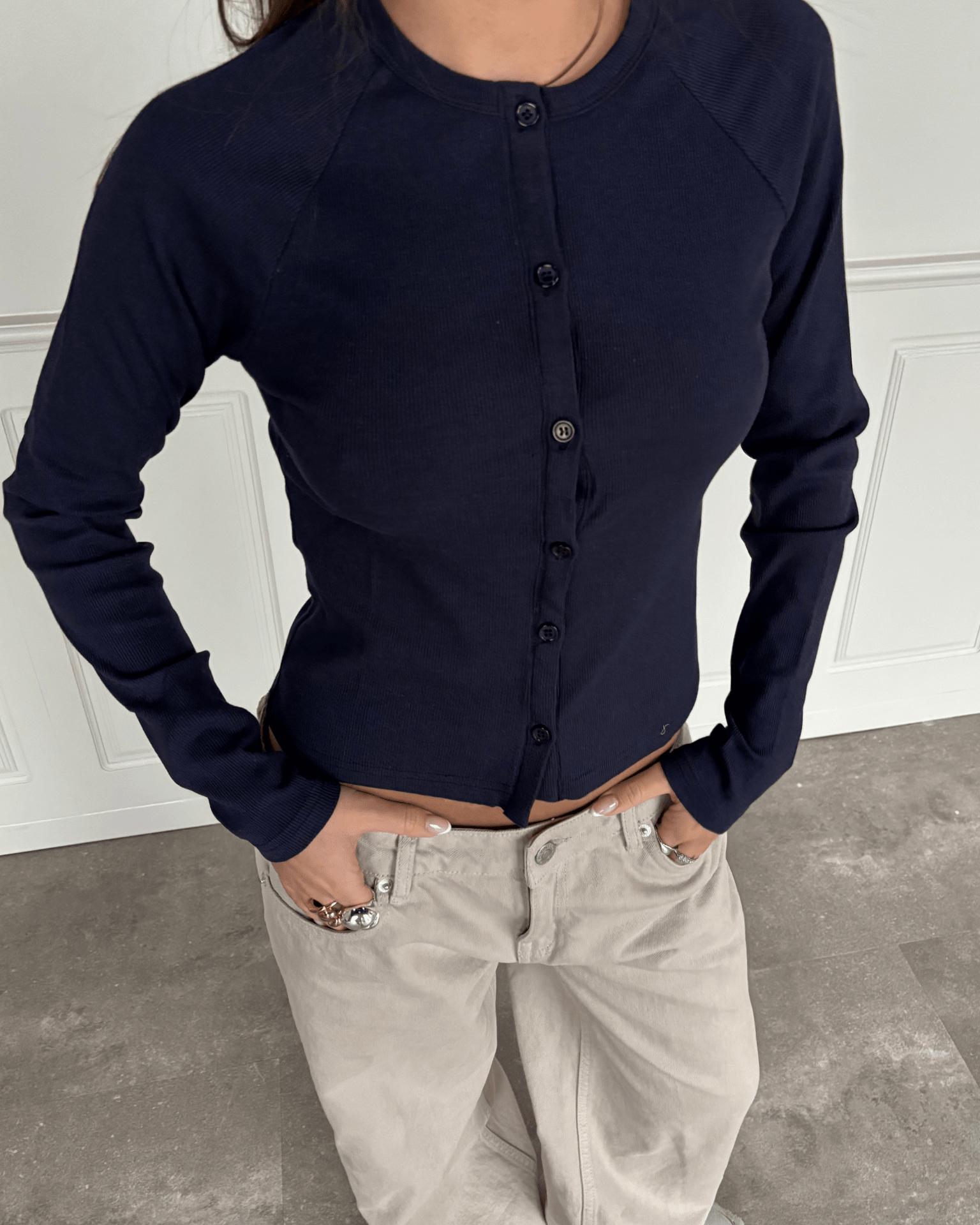 VEGA CARDIGAN - NAVY