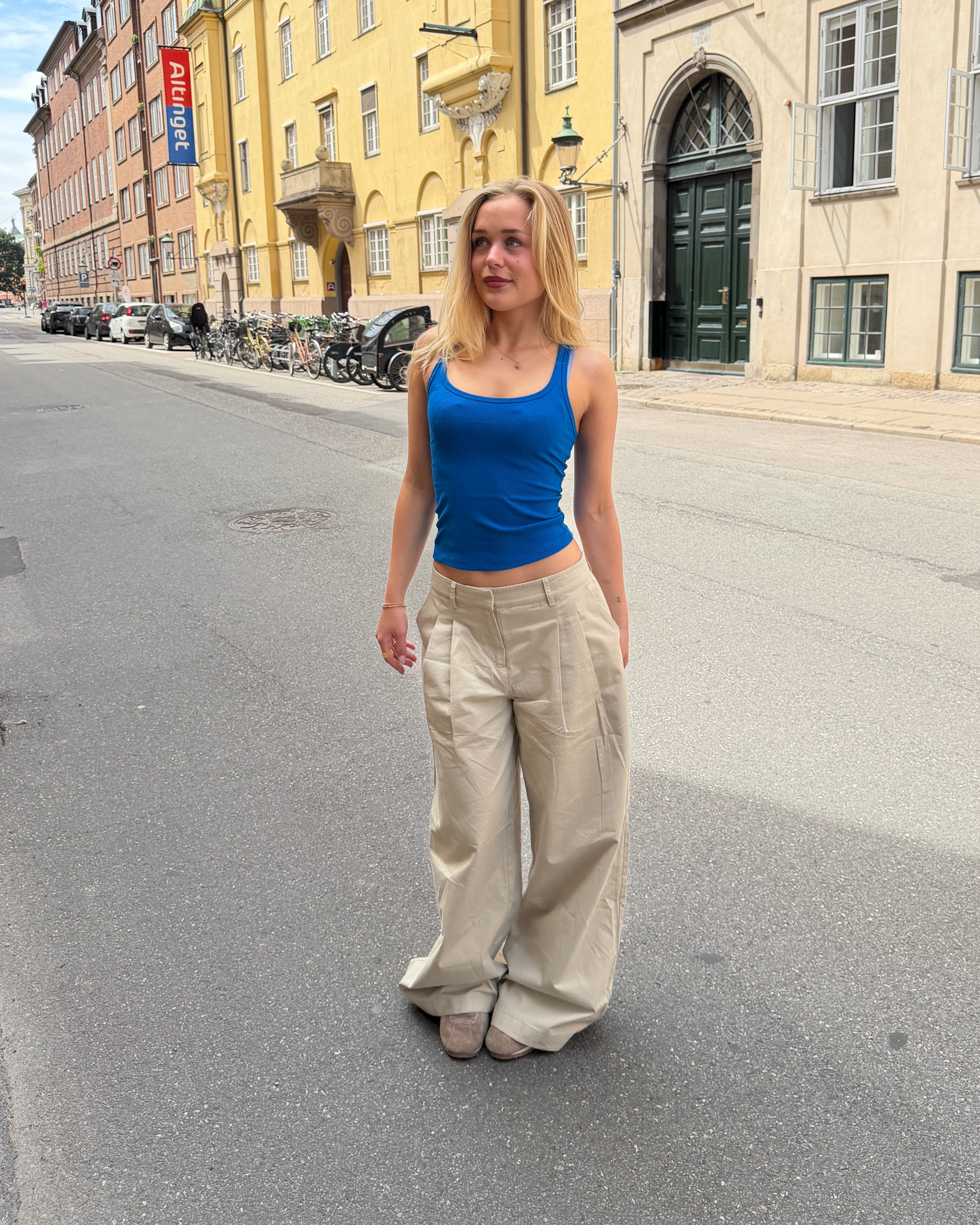 VICTORIA BAGGY PANT - SAND