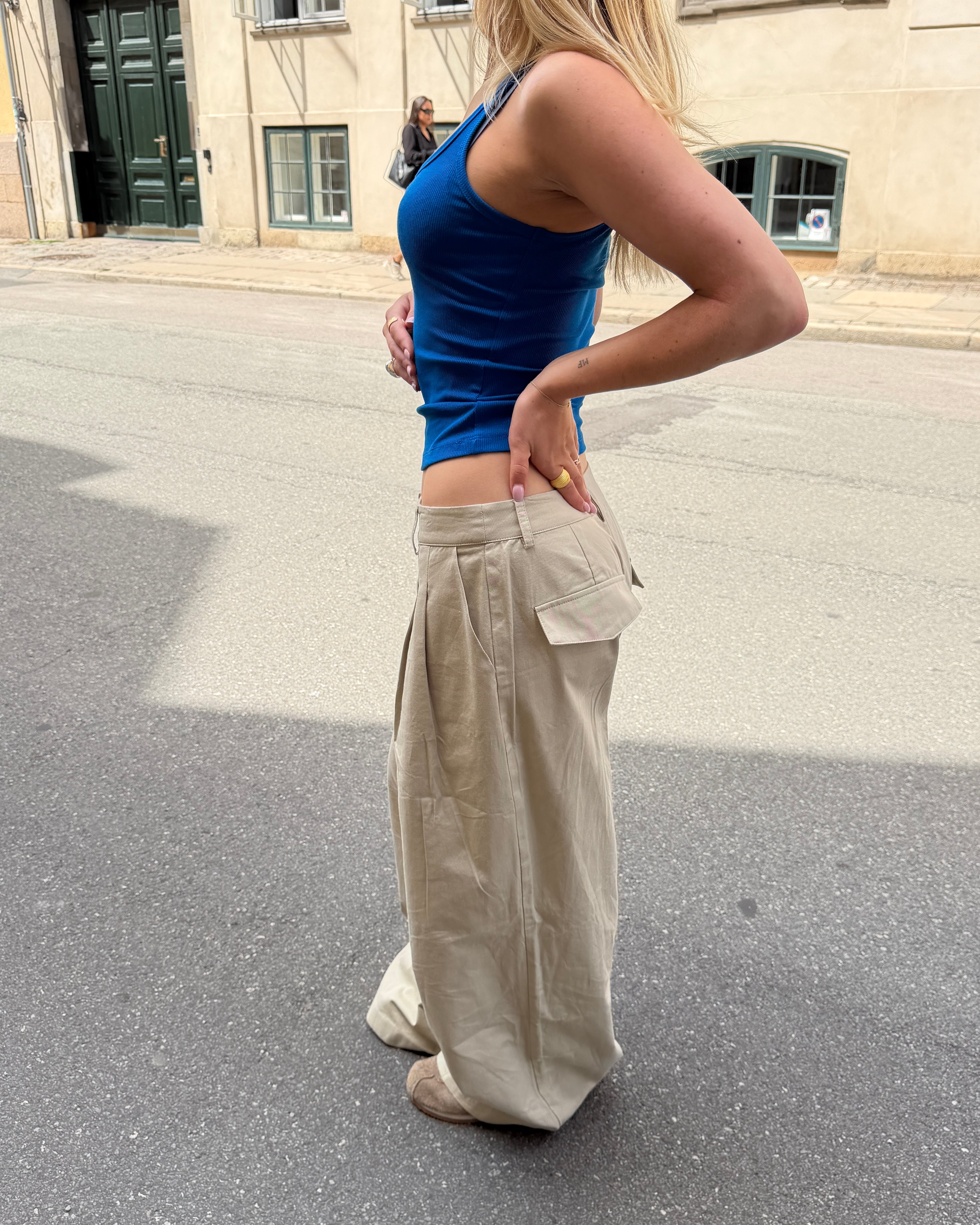 VICTORIA BAGGY PANT - SAND