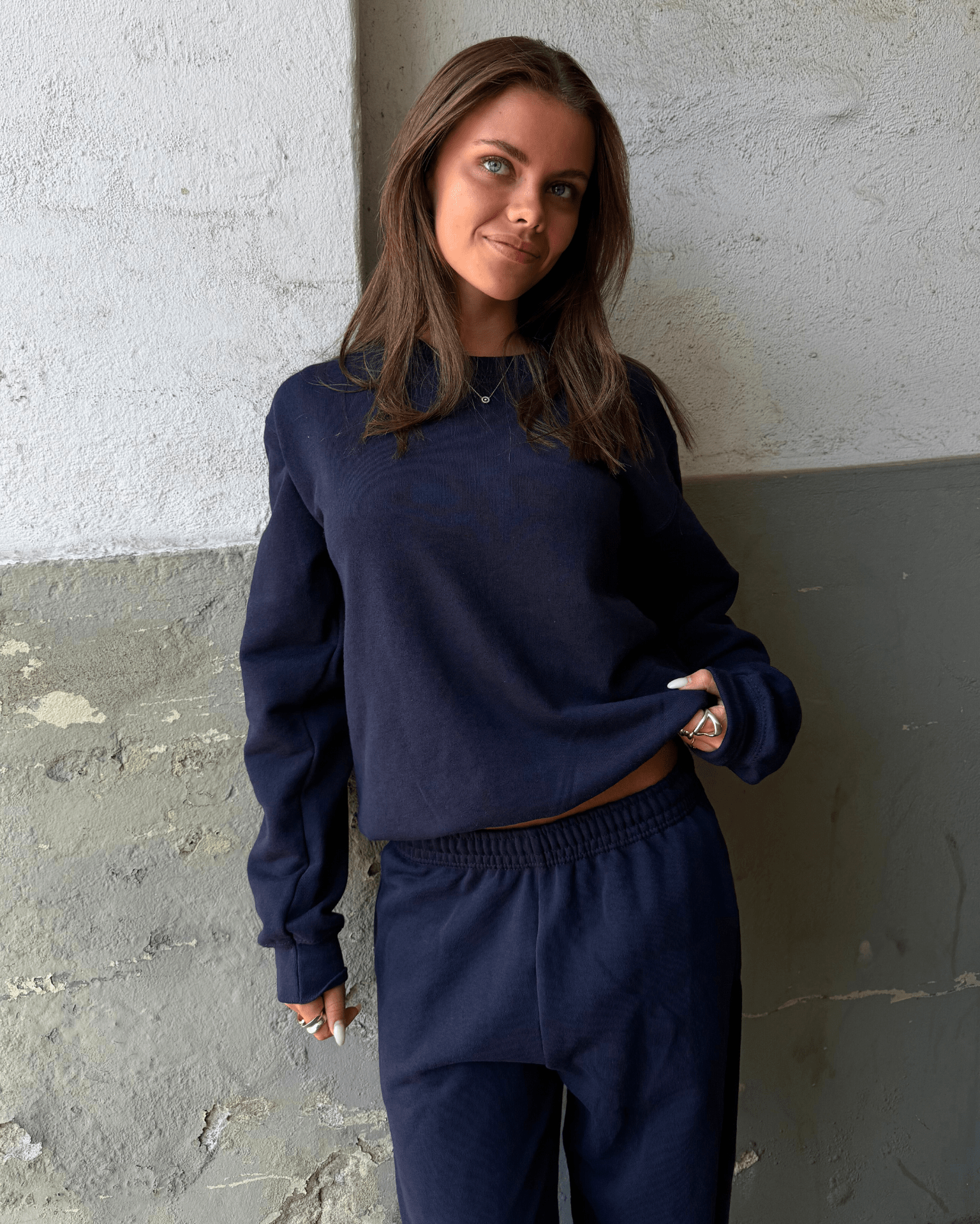 FRUCHT-SWEATSHIRT - MARINEBLAU