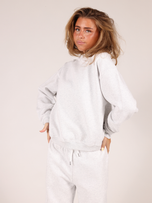 OVERSIZED SWEATSHIRT - LIGHT GREY