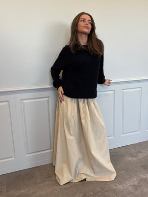 CARO MAXI SKIRT - BEIGE